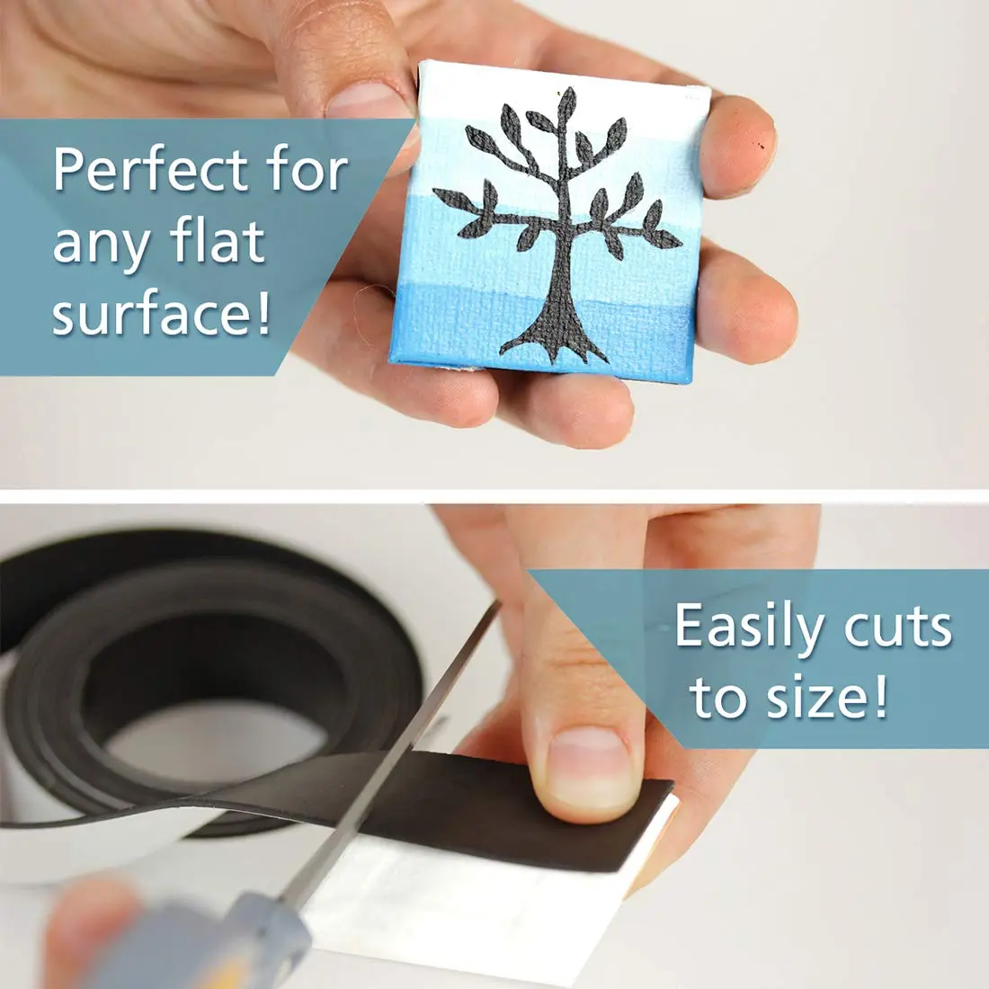 Hygloss Magnetic Tape Self-Adhesive 1/2-Inch x 300-Inch | Versatile Craft & Organization Tape - view 7