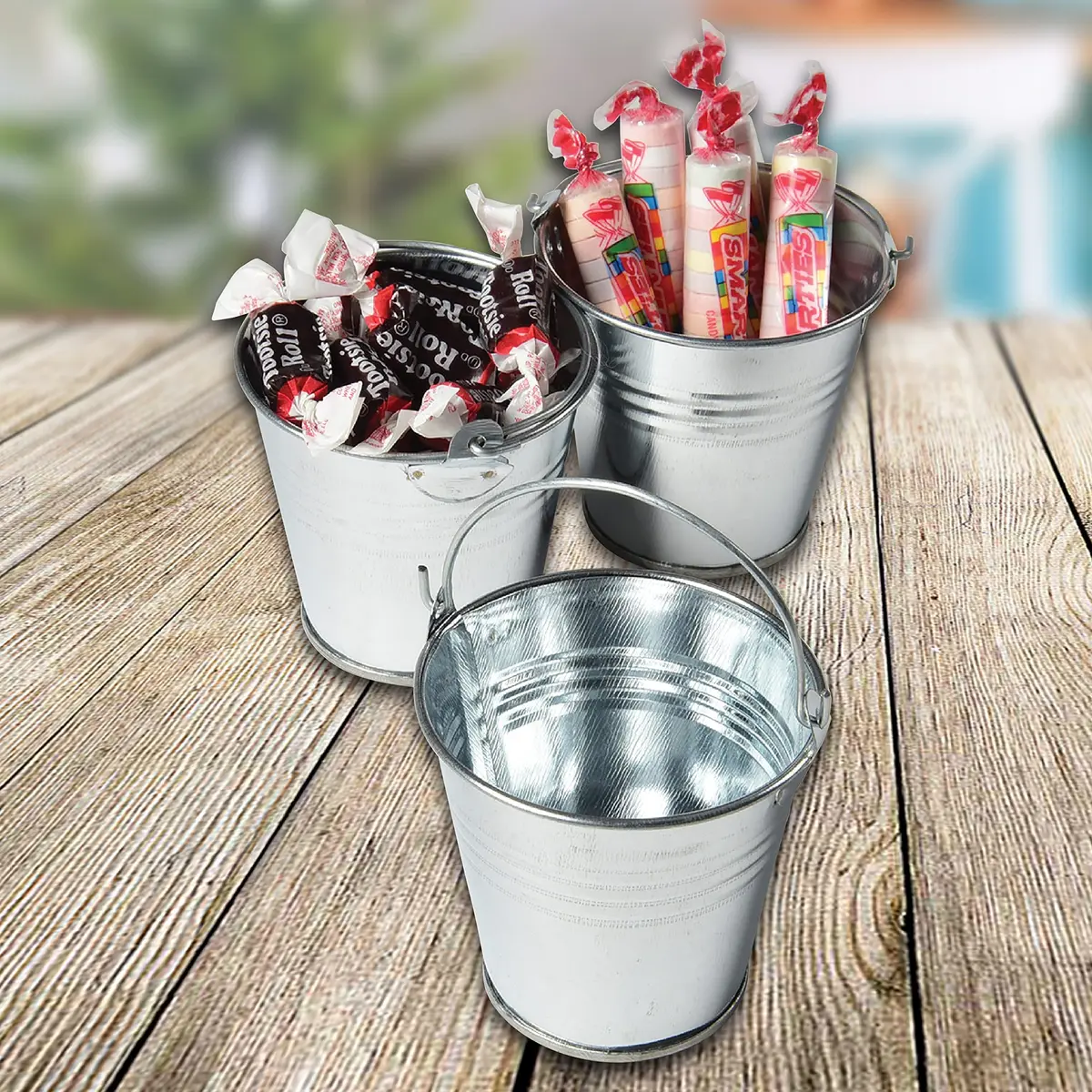 U. S. Toy Mini Metal Buckets Pack of 12 | Kids & Party Use, 2.5” Small Handle Buckets - view 7