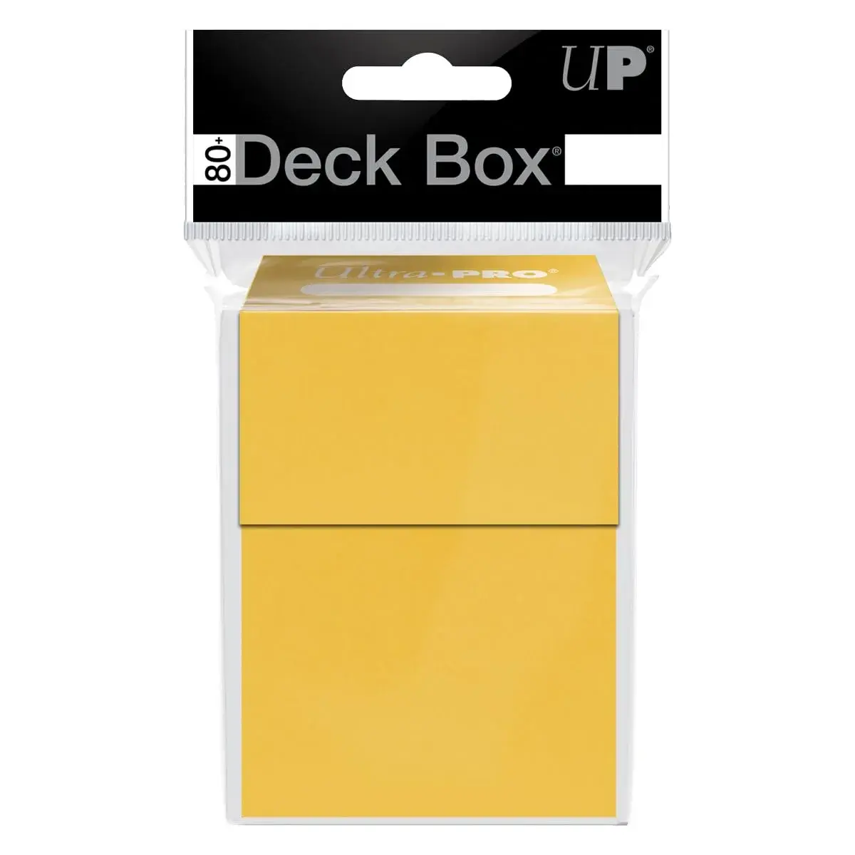 Ultra Pro Standard Deck Box Yellow 80-Card Capacity | Archival-Safe Polypropylene for Trading Cards - view 2