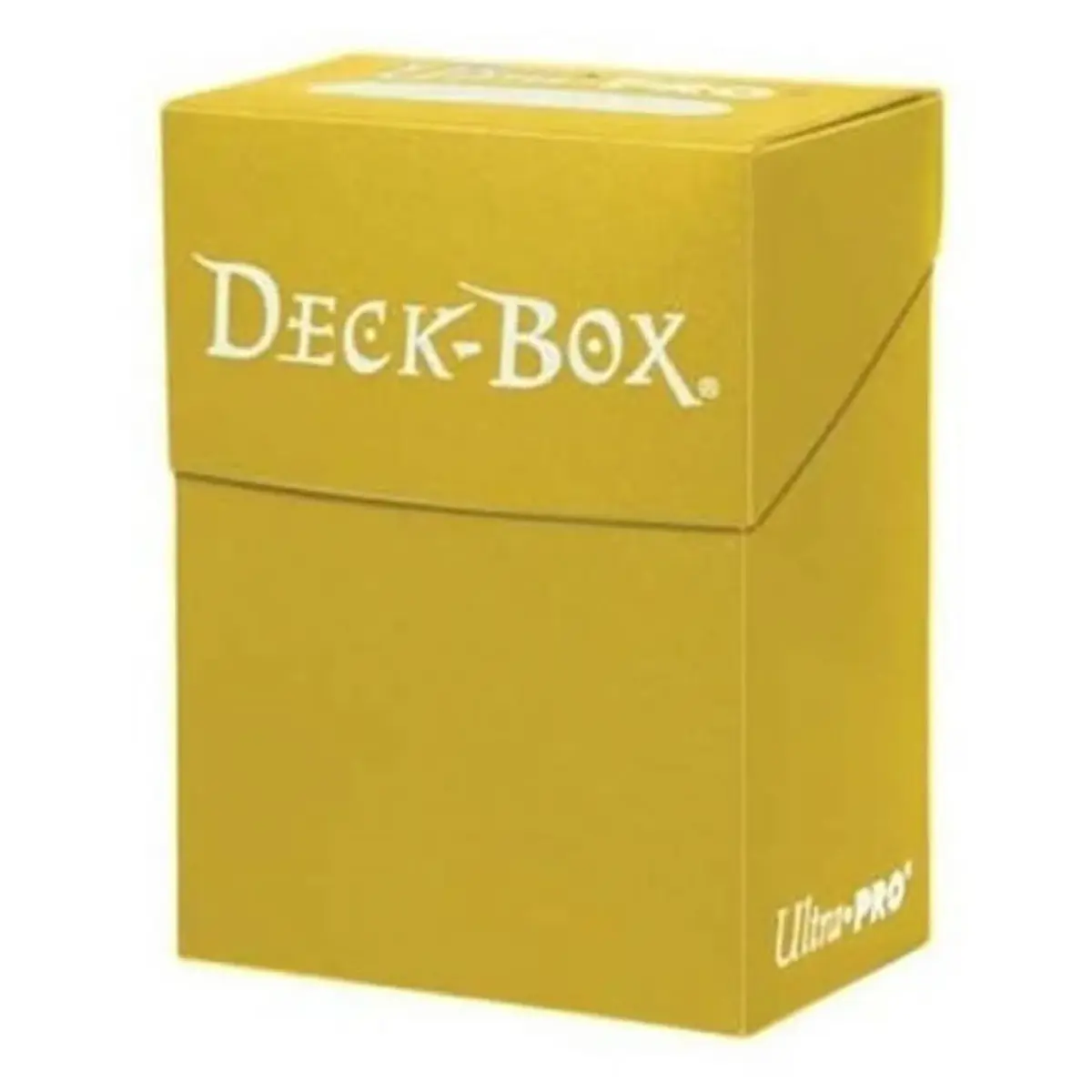 Ultra Pro Standard Deck Box Yellow 80-Card Capacity | Archival-Safe Polypropylene for Trading Cards - view 4