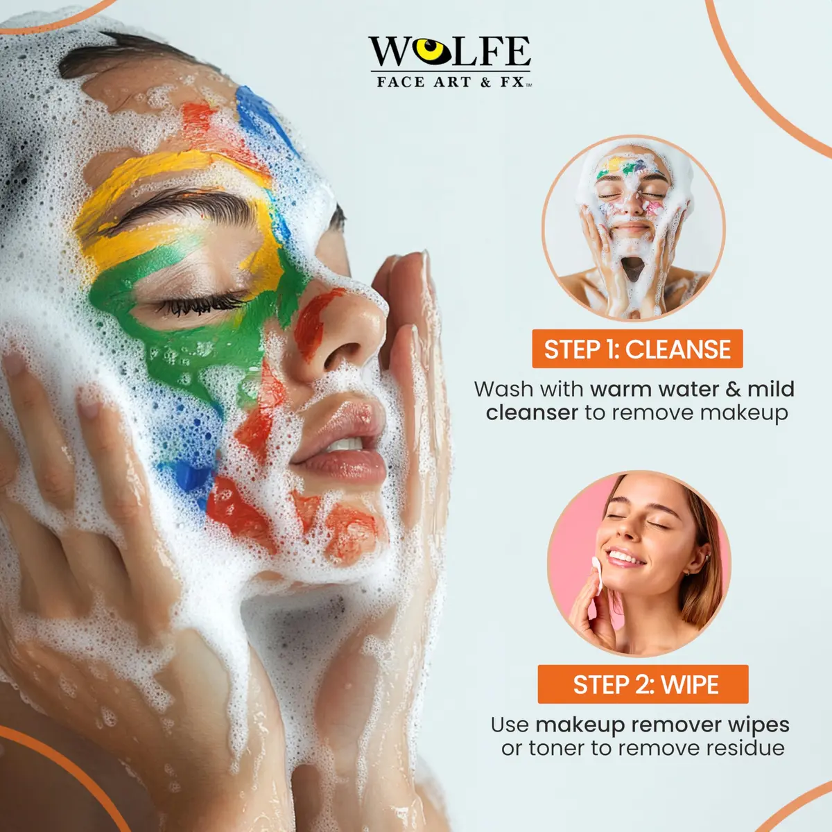 Wolfe FX 12-Color Makeup Palette - Face & Body Paint Kit Essentials | Vibrant, Long-Lasting, Skin-Safe - view 7