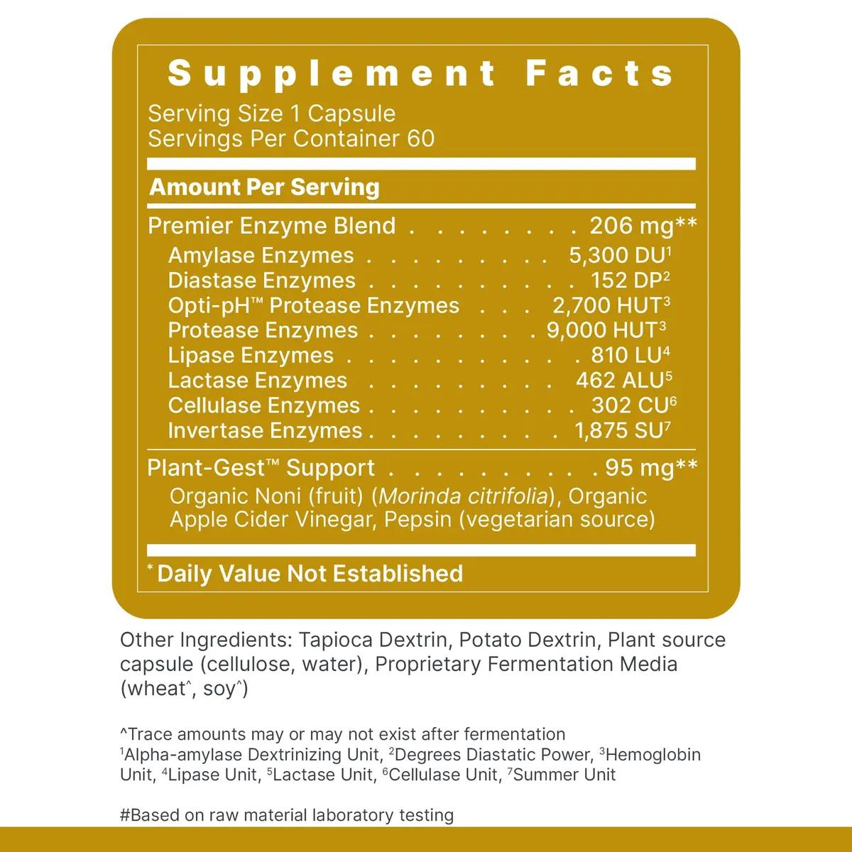 Premier Research Labs Premier Digest 60 Plant-Sourced Capsules | Supports Full Spectrum Digestion - view 6
