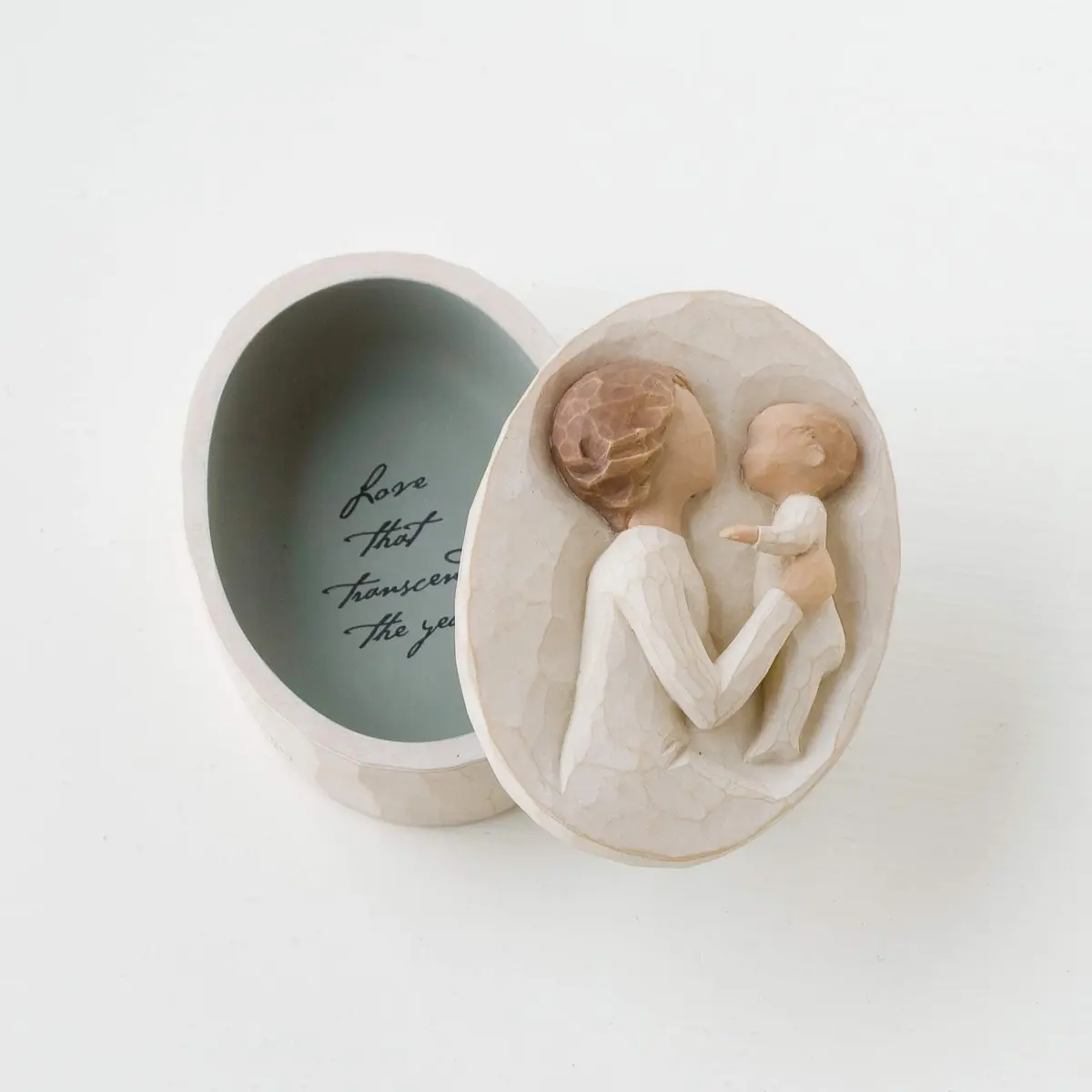 Willow Tree Grandmother Keepsake Box, Sculpted Hand-Painted Bas-Relief Box | Sentimental Gift for Loved Ones - view 4