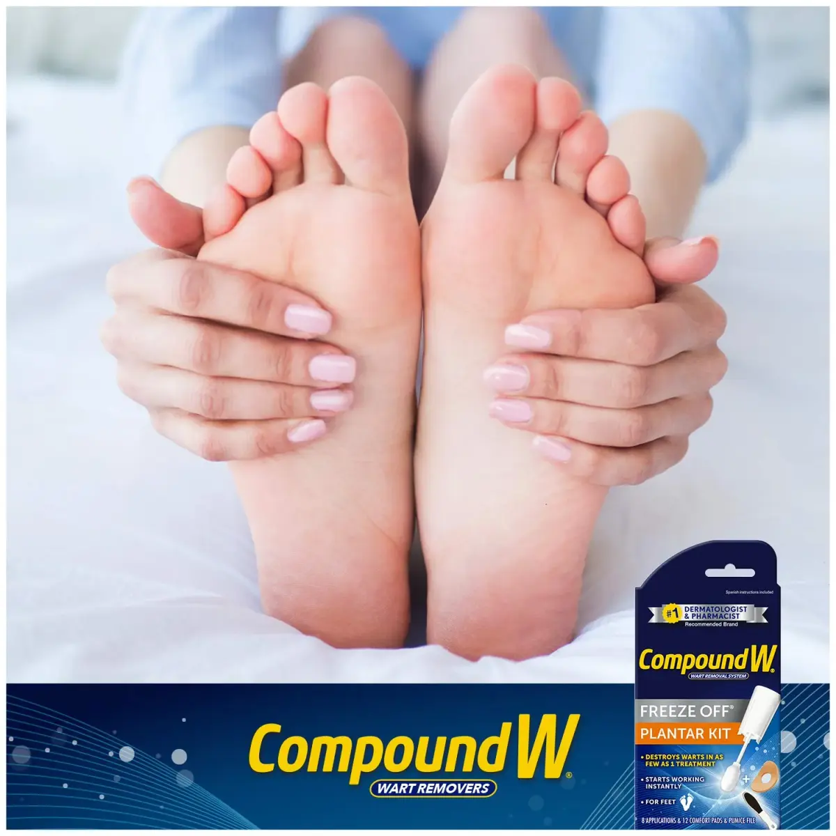 Compound W Freeze Off Plantar Wart Removal Kit 8 Applications | Doctor-Recommended Medication - view 8