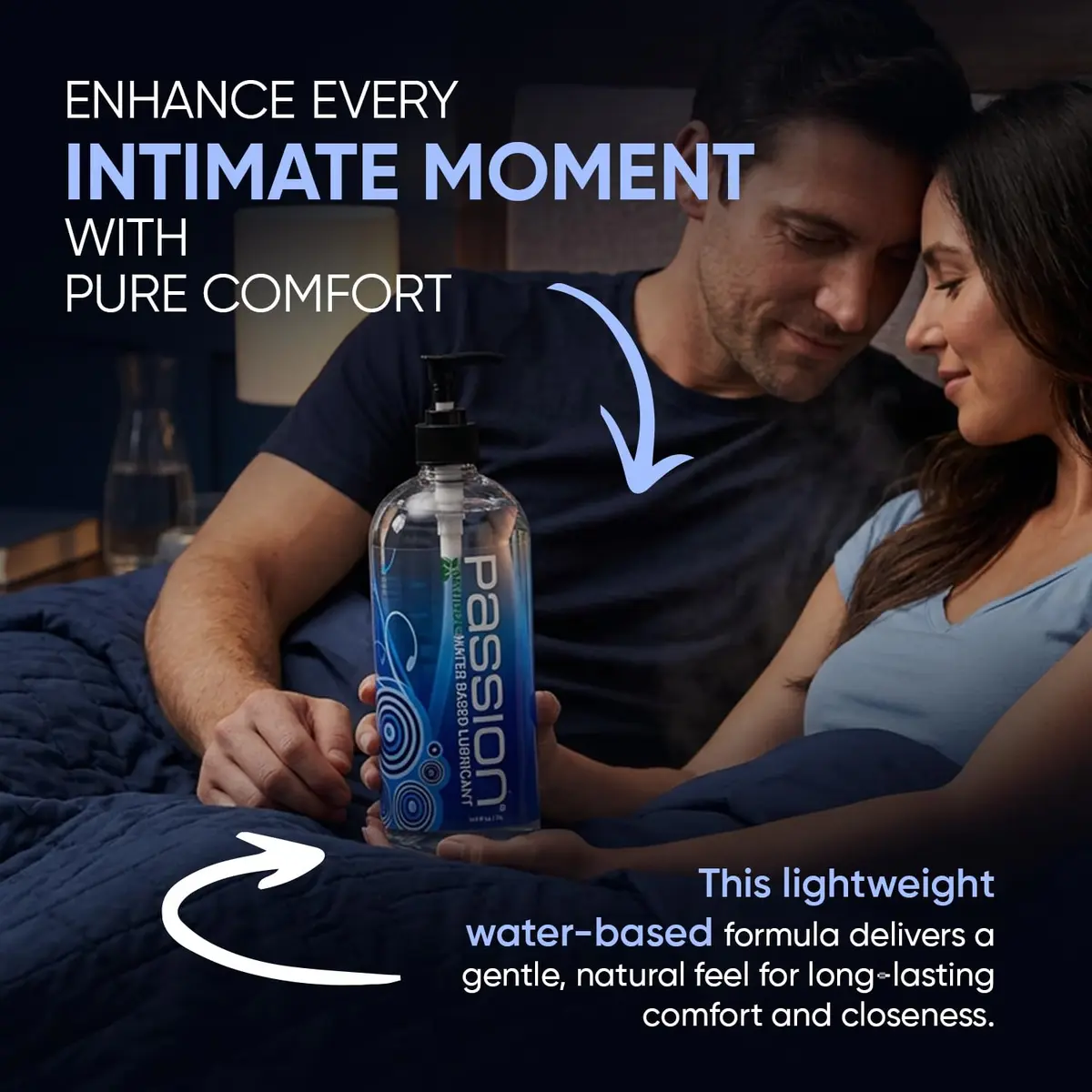 Passion Natural Water-Based Personal Lubricant 4 Fl Oz | Premium, Non-Sticky, Easy-to-Clean Formula for Smooth, Comfortable Use - view 3