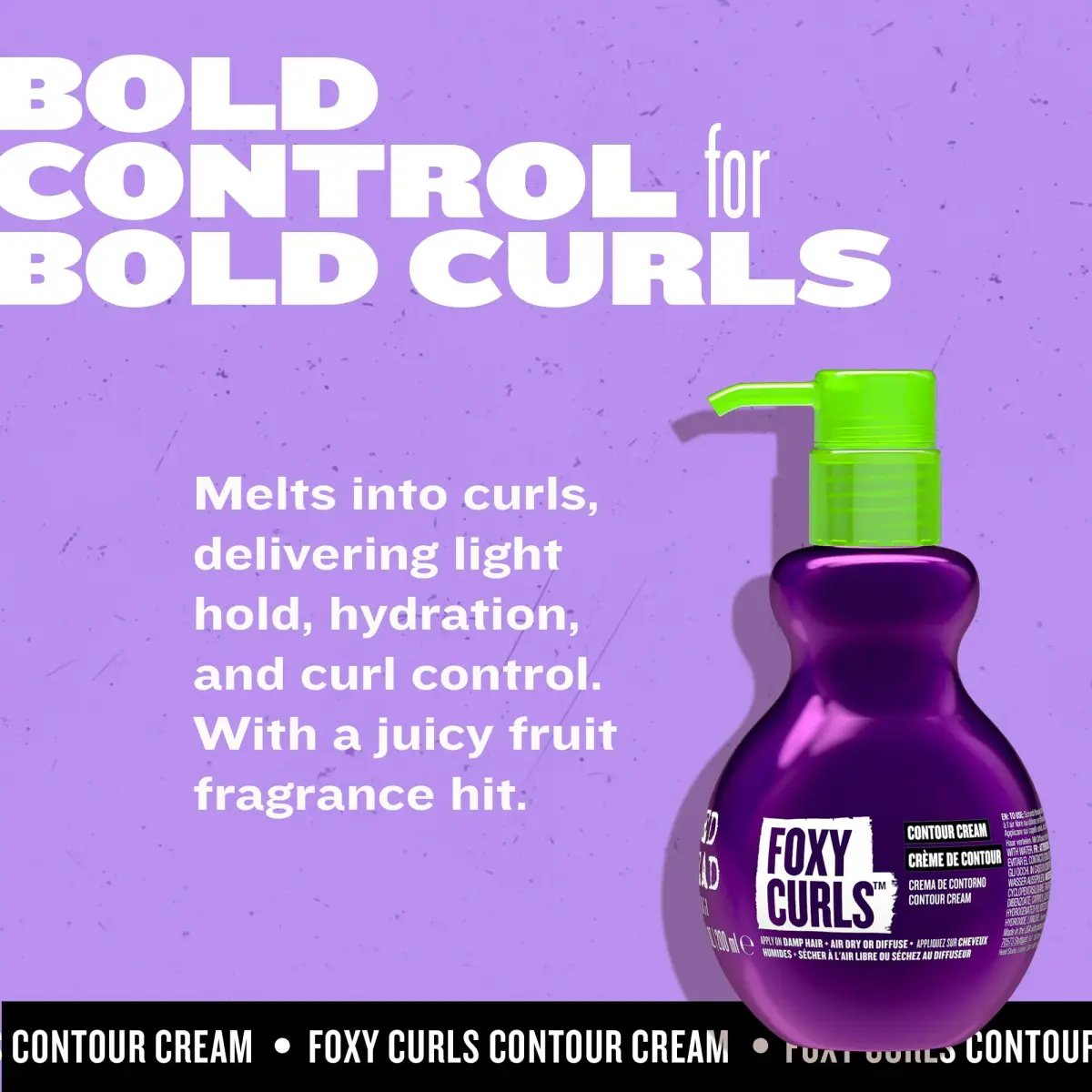 TIGI Bed Head Foxy Curls Contour Cream 200ml (6.76 Fl Oz) | Lightweight Definition & Frizz Control - view 7