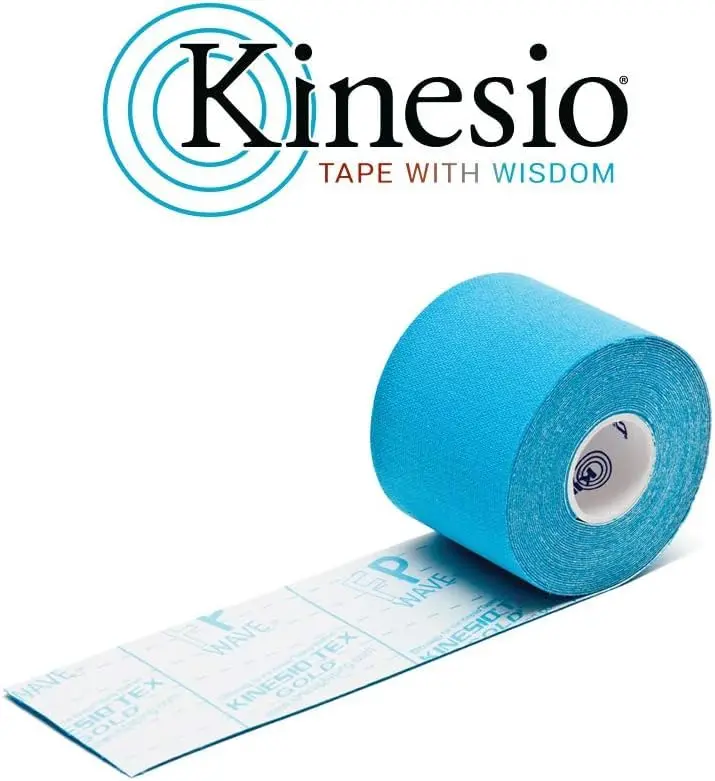Kinesio Gold Elastic Therapeutic Athletic Tape FP Beige 2.54cm (1in) x 5m Roll | USA-Sourced for Muscle Support - view 6