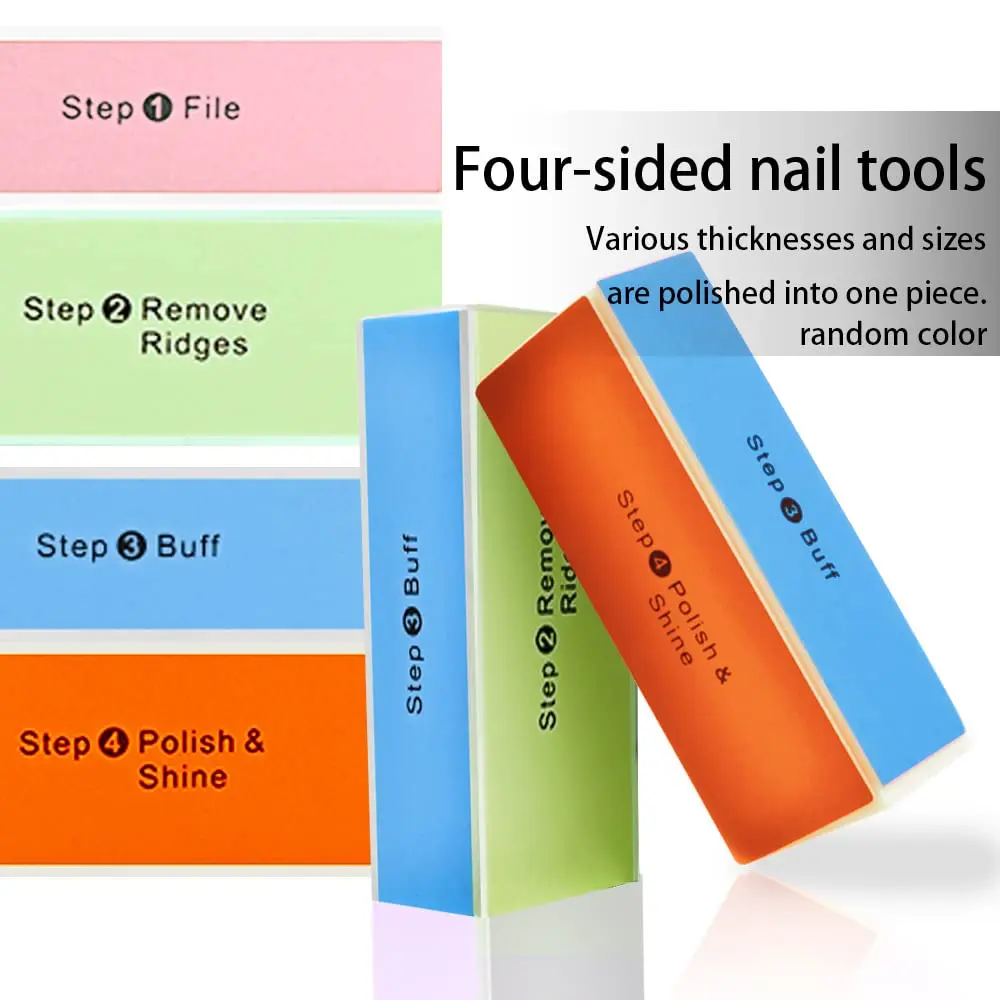 Soft 'N Style 4 Way Shiny Block Nail Buffer 3.5" x 1.4" | 4-Step High Gloss Shine - view 4