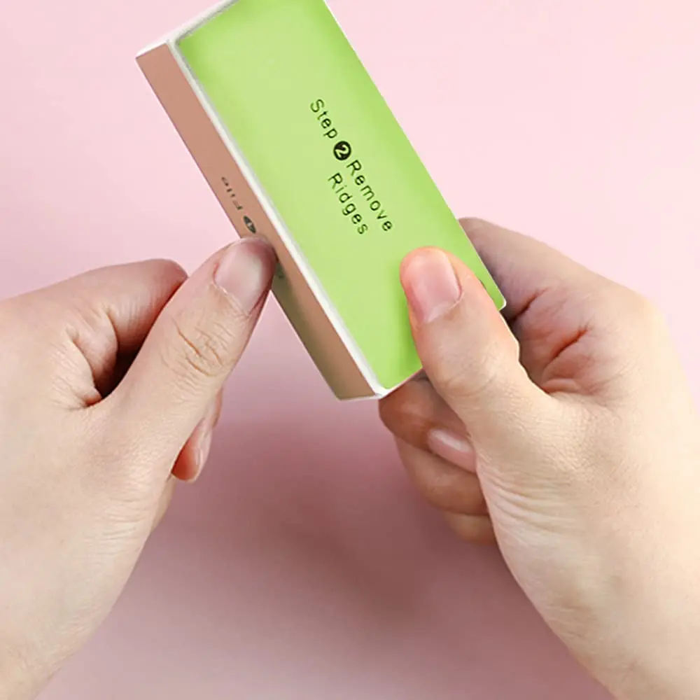 Soft 'N Style 4 Way Shiny Block Nail Buffer 3.5" x 1.4" | 4-Step High Gloss Shine - view 5