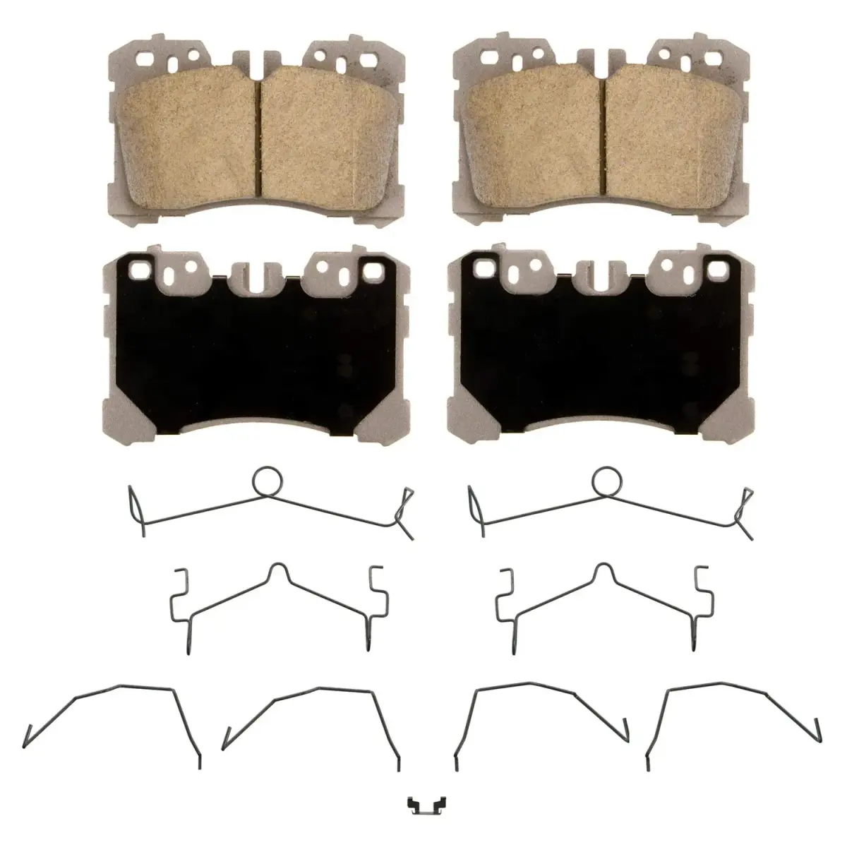 Wagner ThermoQuiet QC1282 Ceramic Disc Brake Pad Set Front 2.27 kg (5 lb) | Quiet Operation & Long Life - main product image