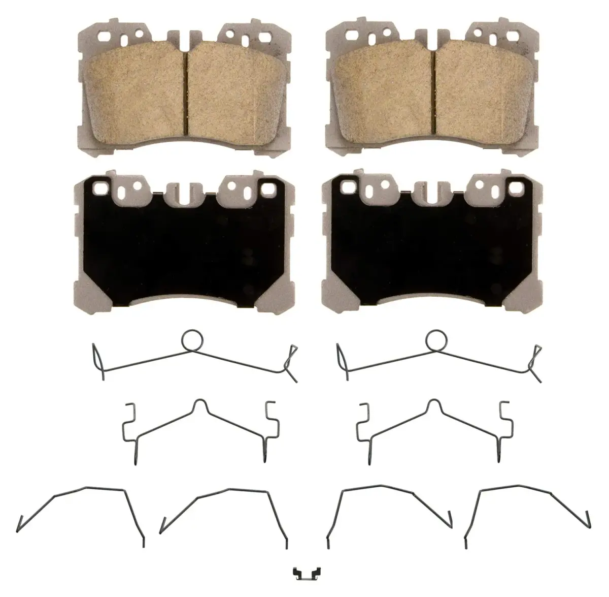 Wagner ThermoQuiet QC1282 Ceramic Disc Brake Pad Set Front 2.27 kg (5 lb) | Quiet Operation & Long Life - main product image