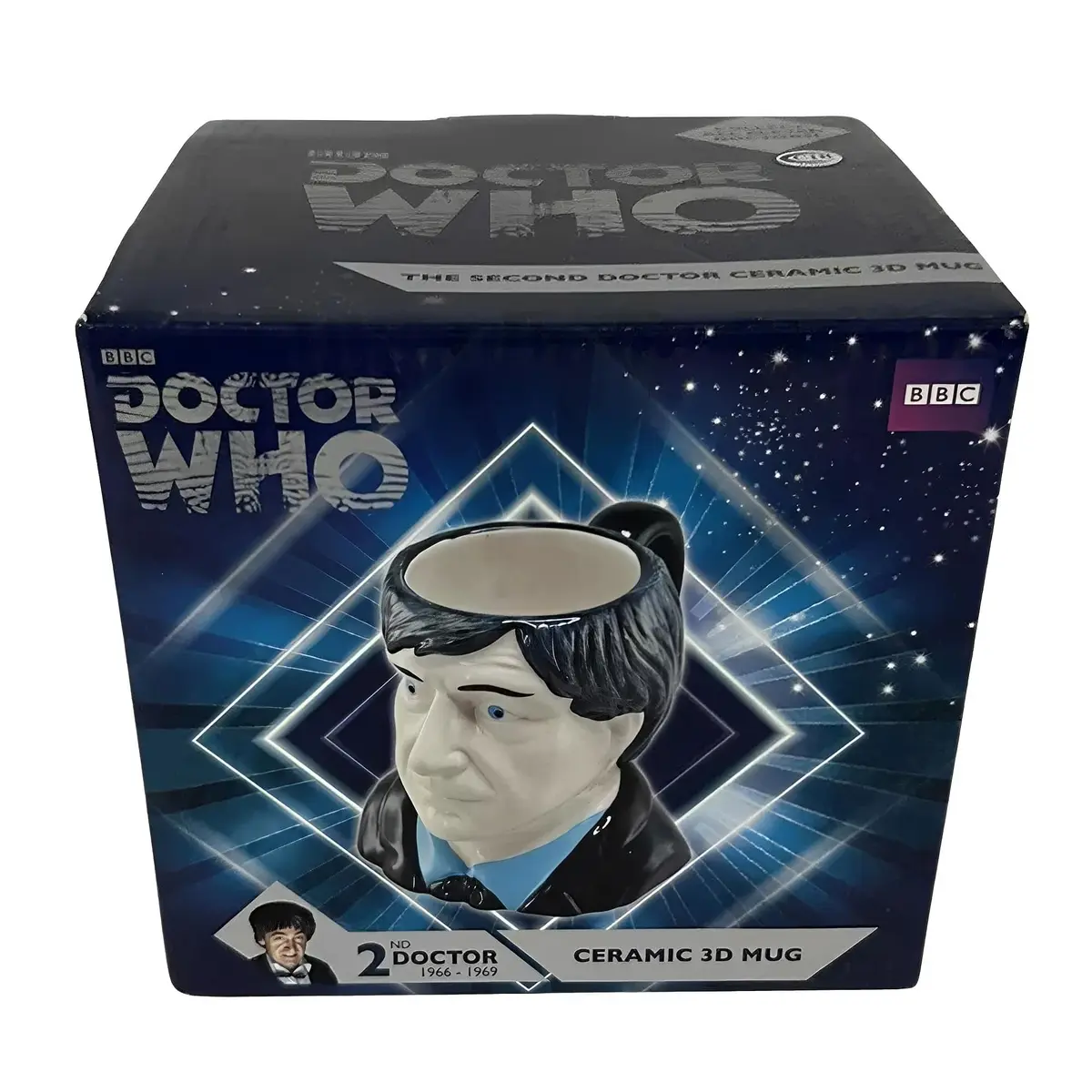 Doctor Who 2nd Doctor Ceramic Mug 11oz | Officially Licensed Space & Time Travel Accessory - view 2