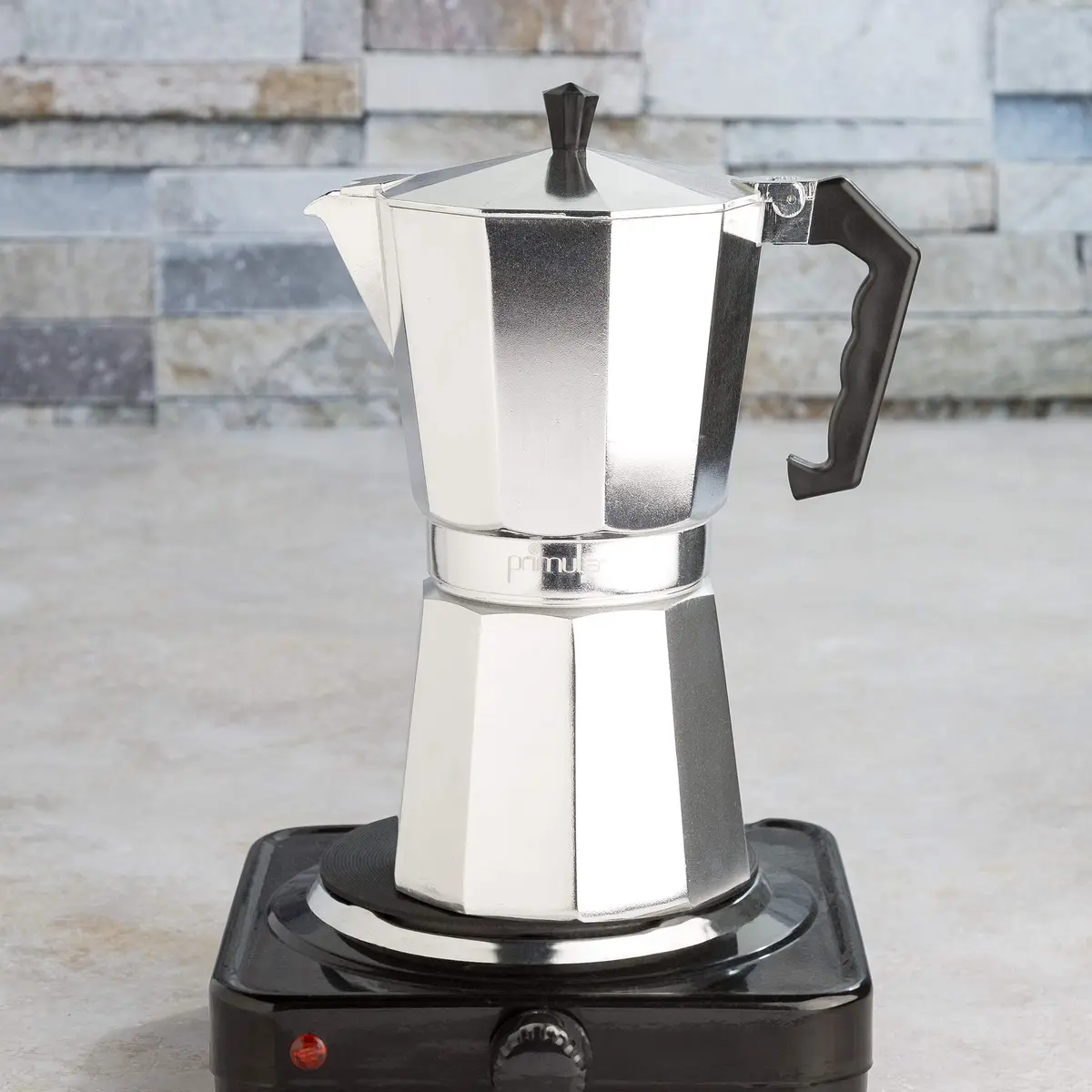 Primula Classic Stovetop Espresso Coffee Maker 12 Cups | Compact, Durable Aluminum, Easy to Use & Clean - view 9