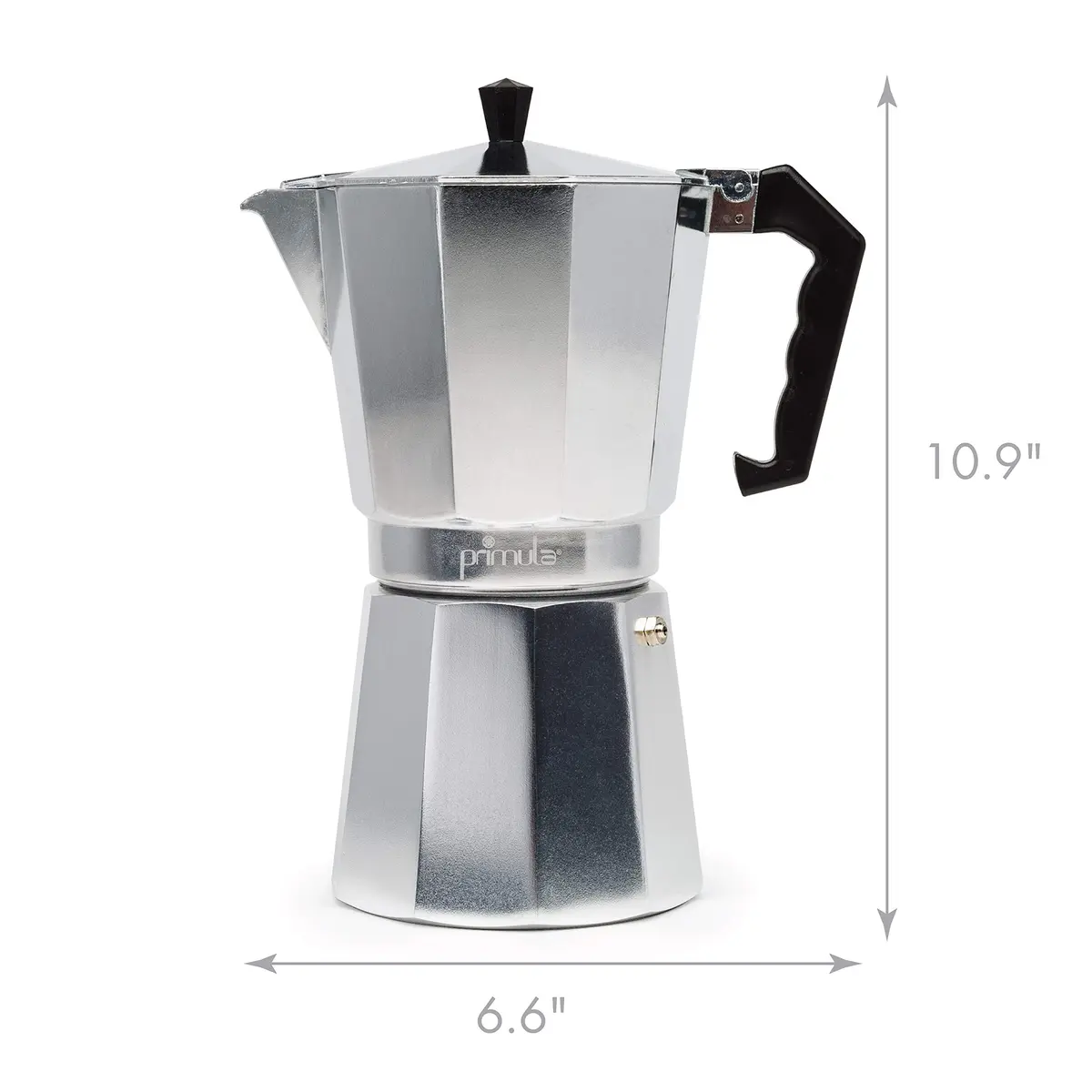 Primula Classic Stovetop Espresso Coffee Maker 12 Cups | Compact, Durable Aluminum, Easy to Use & Clean - view 4