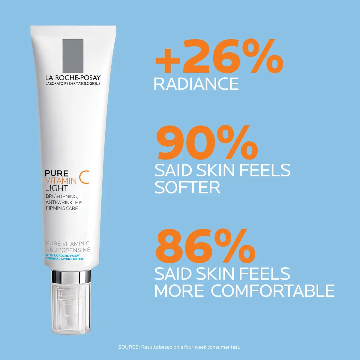 La Roche-Posay Redermic C Vitamin C Face Moisturizer 40ml (1.35 Fl Oz) | Plumps Skin, Reduces Wrinkles - view 2