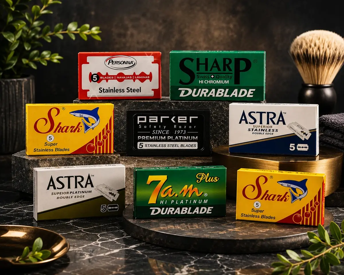 Taconic Shave Double Edge Razor Blade Variety Pack 105 Blades | Compatible with All Standard Double Edge Safety Razors - view 2