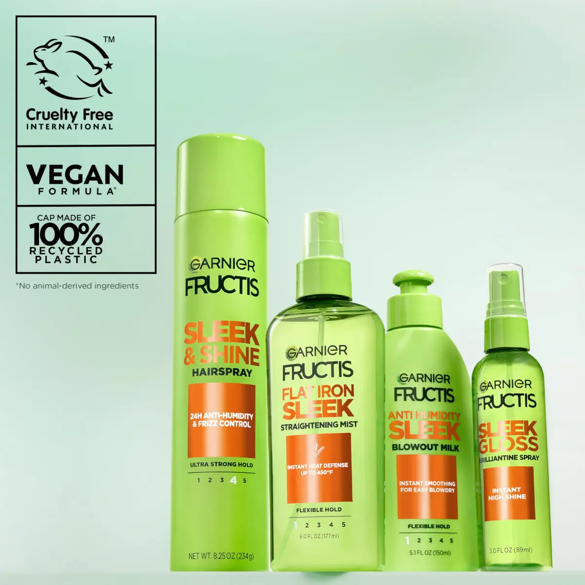 Garnier Fructis Sleek & Shine Hairspray, Extra Strong Hold 236ml (8.25 oz) | 24-Hour Anti-Humidity & Frizz Control - view 8