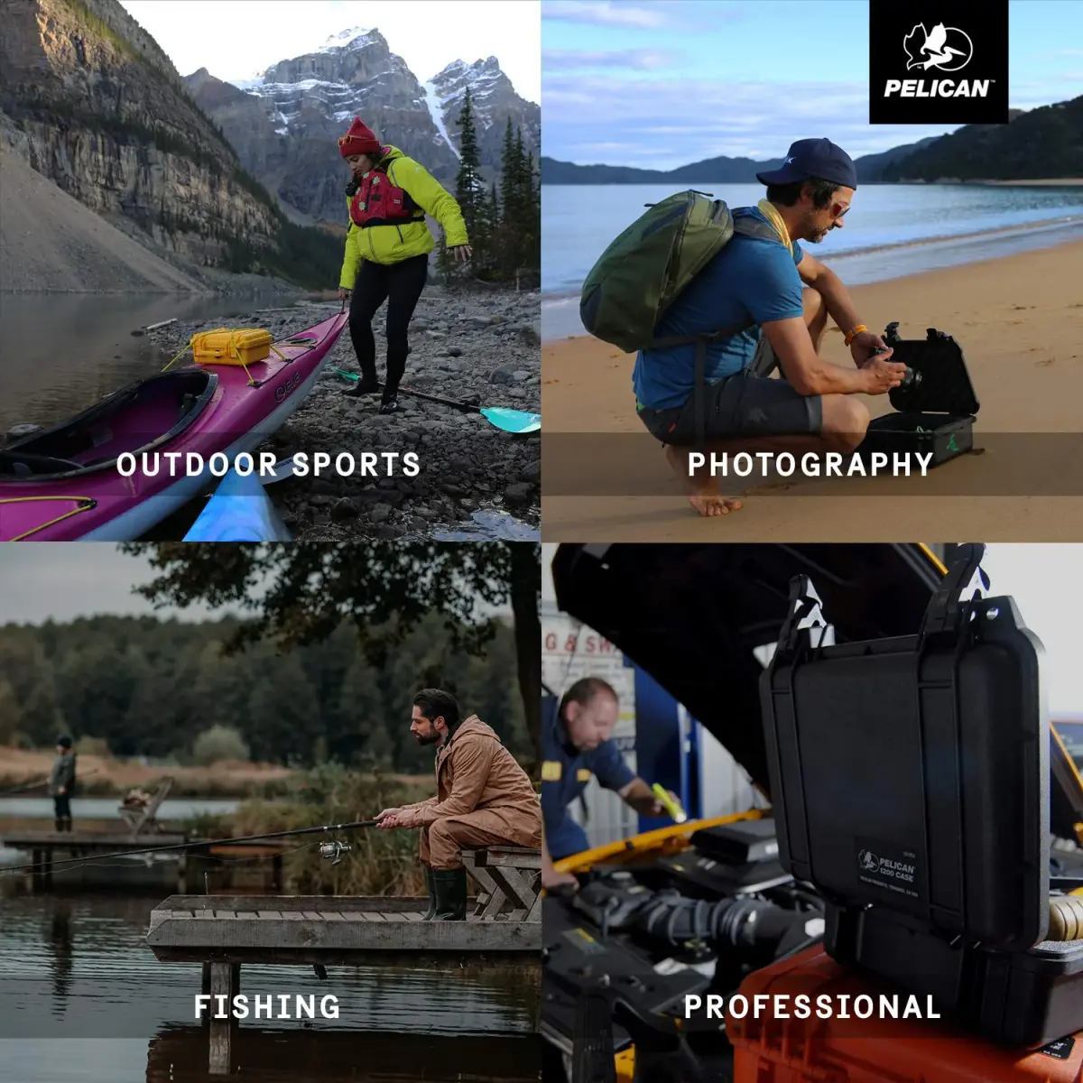 Pelican 1170 Case With Foam (Black) 26.8 cm x 15.3 cm x 8 cm | Watertight & Crushproof Protection - view 4