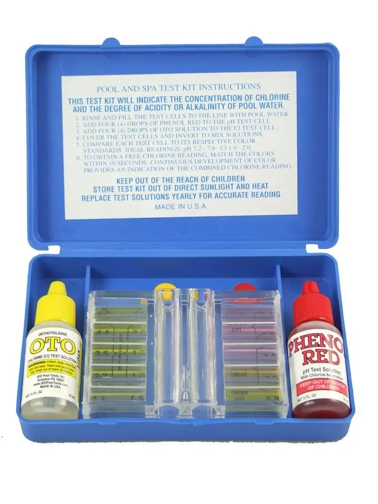 JED Pool Tools Standard Dual Water Test Kit | 3 Factors, Easy Use, USA Import - main product image
