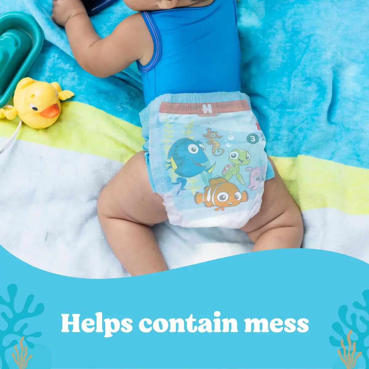 Huggies Little Swimmers Swim Diapers Size 5-6 | Hypoallergenic, No Swell in Water (70-120 chars) - view 5