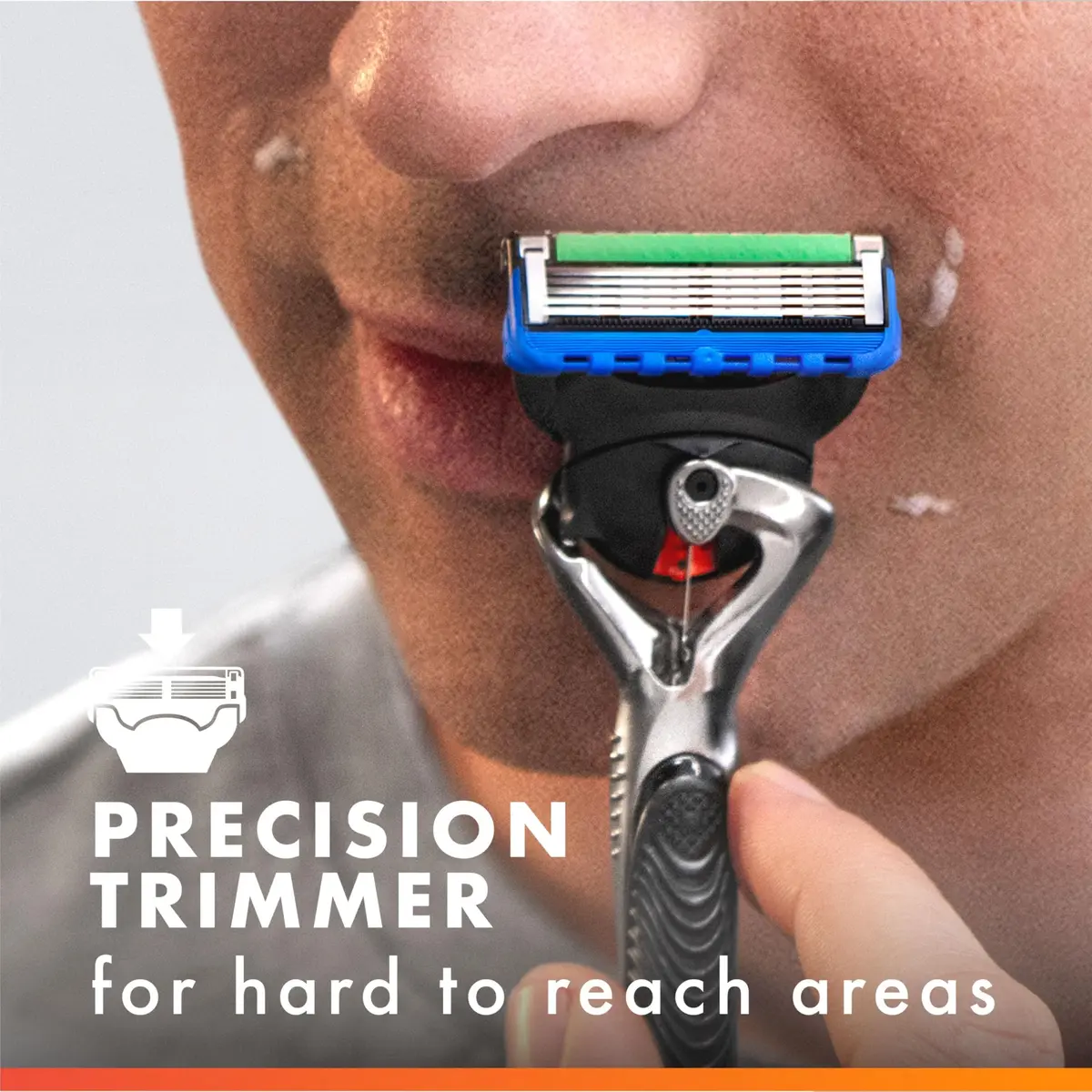 Gillette ProGlide Razor Refills for Men, 8 Razor Blade Refills | Ultra-Sharp Blades with Microfins & Trimmer (70-120 chars) - view 8