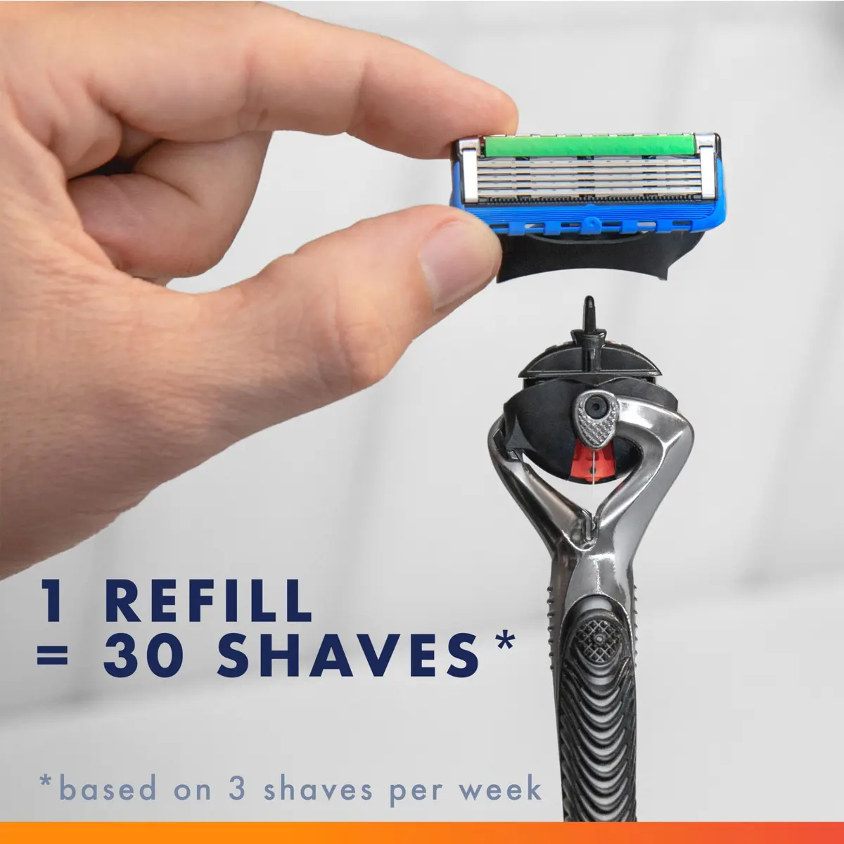 Gillette ProGlide Razor Refills for Men, 8 Razor Blade Refills | Ultra-Sharp Blades with Microfins & Trimmer (70-120 chars) - view 4