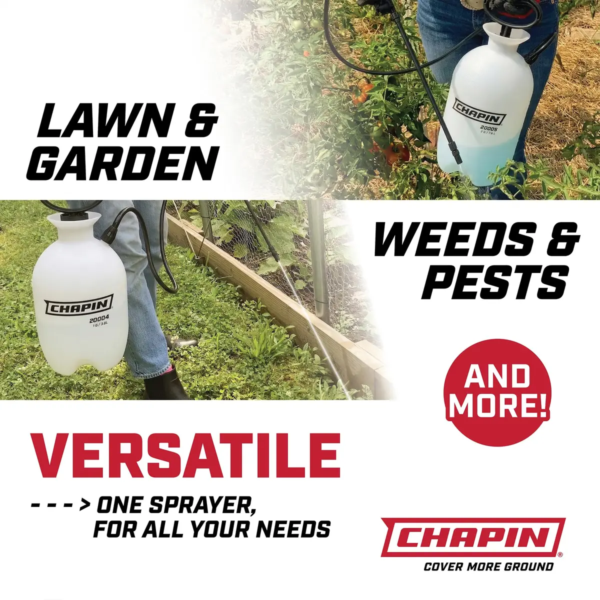 Chapin SureSpray 2-Gallon Pump Sprayer | 7.57 L (2 Gallon) Lawn & Garden Weed Sprayer with 34-inch Hose - view 6