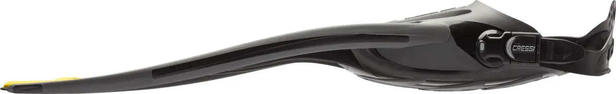 CressiFins, Black/Yellow, S/M | Open-Heel Diving Fins for Water Sports in India - view 5
