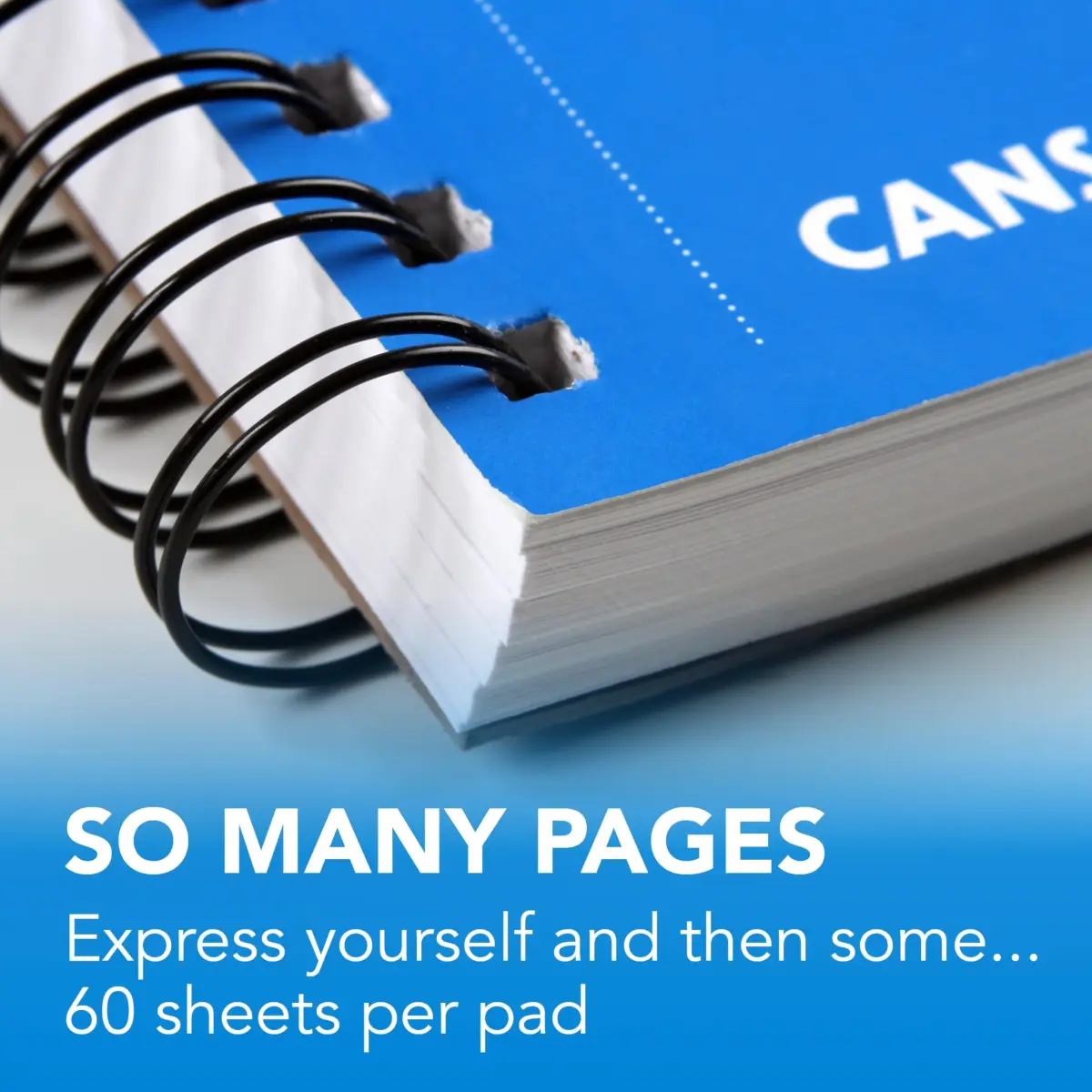 Canson XL Mix Media Pad 7x10 Inch | 60 Sheets, 160gsm Acid-Free Paper for Art Students - view 4
