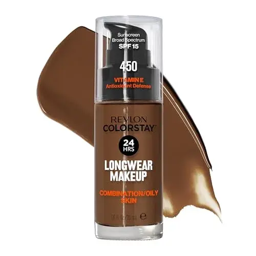 Revlon Colorstay Liquid Foundation Mocha 1 fl oz (29.57 ml) | For Combination/Oily Skin, SPF 15 - main product image