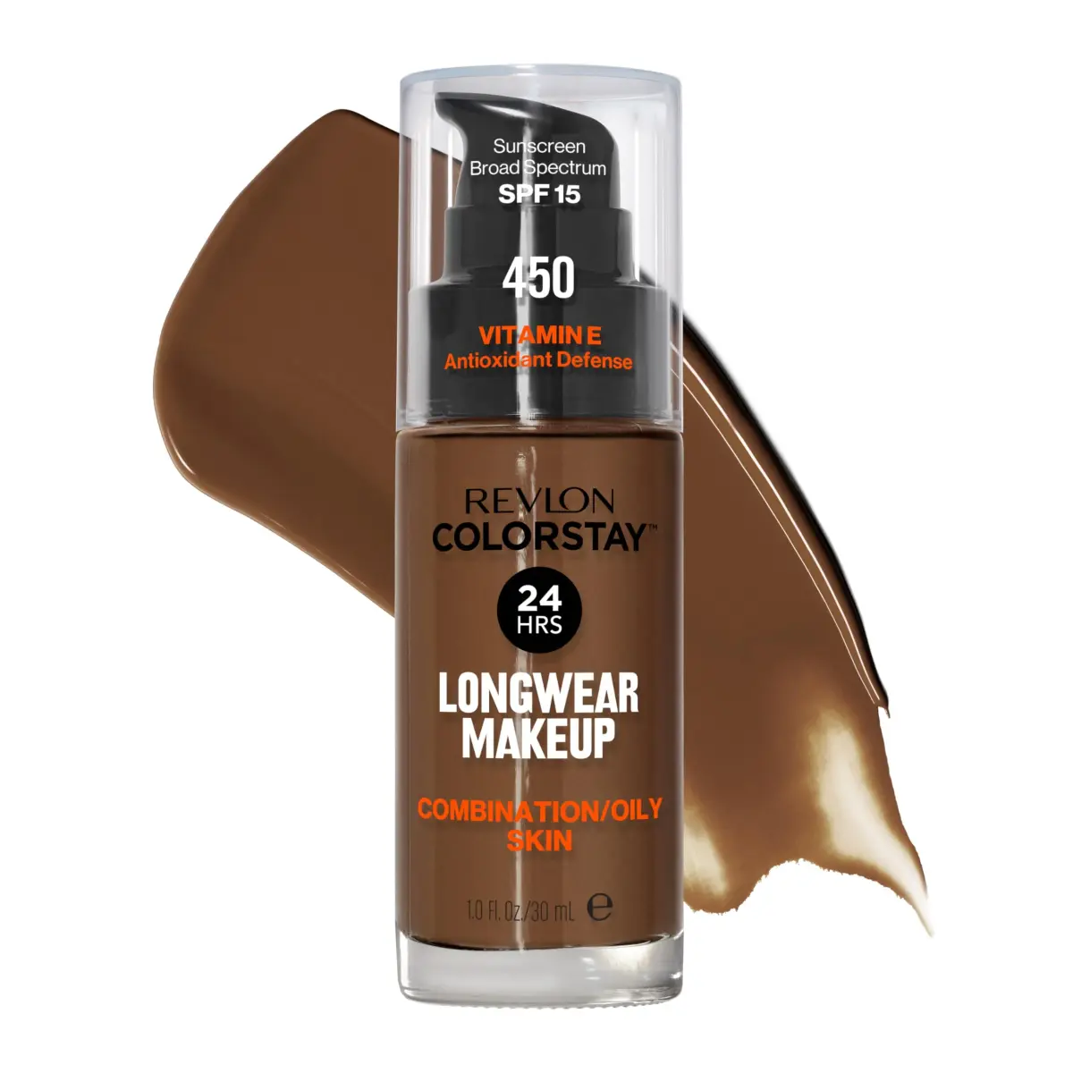 Revlon Colorstay Liquid Foundation Mocha 1 fl oz (29.57 ml) | For Combination/Oily Skin, SPF 15 - main product image