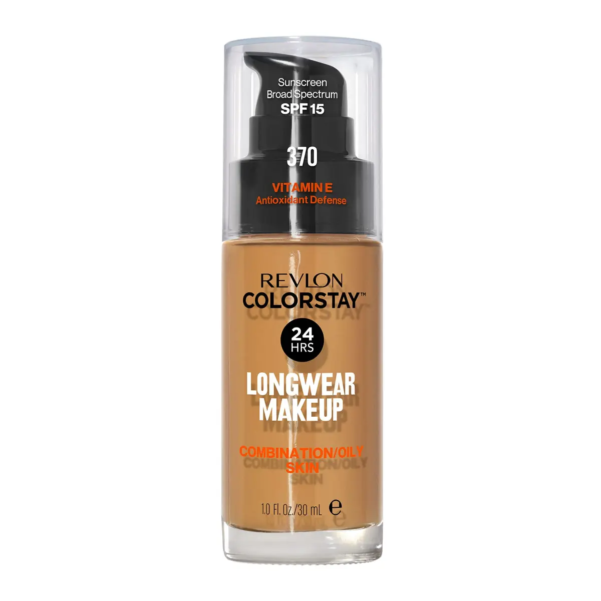 Revlon Colorstay 370 Toast Foundation for Combination/Oily Skin, SPF 15, 30ml - main product image