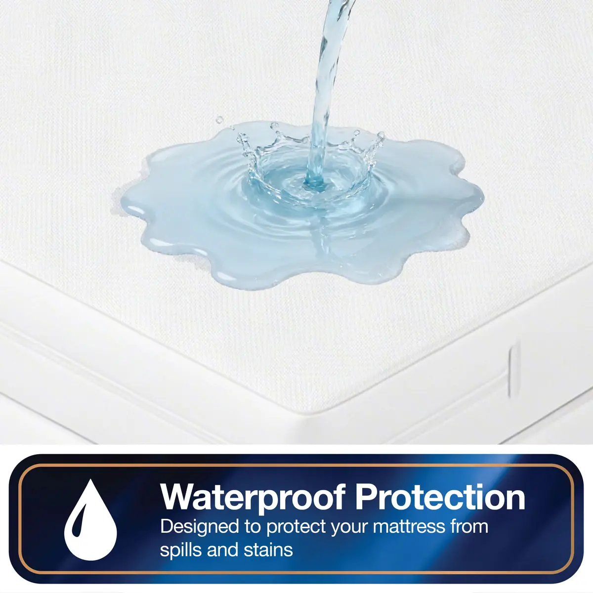 Bed Bug Blocker All-in-One Mattress Protector Encasement Queen White | Triple Seal Protection, Water & Stain Resistant - view 6