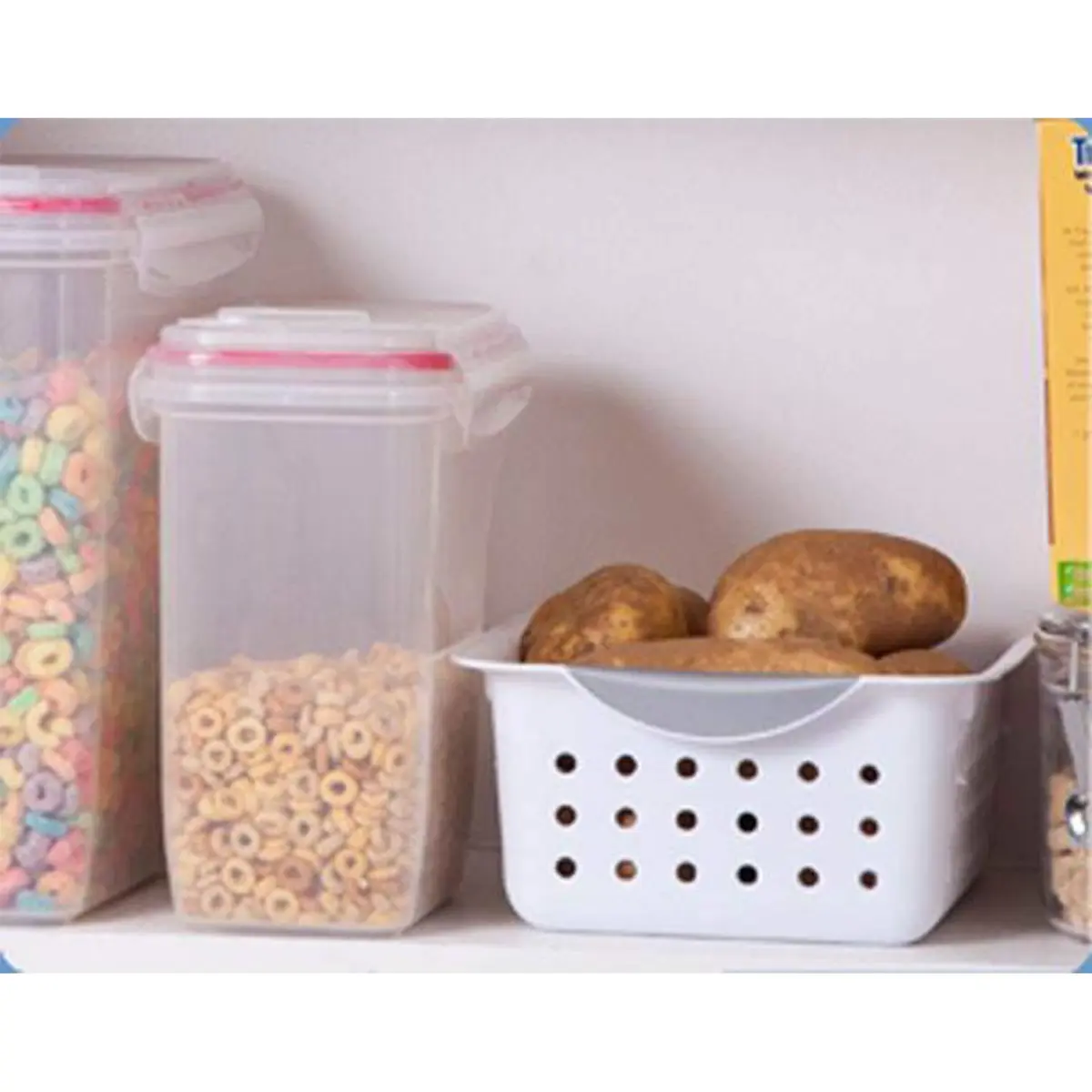 Sterilite Small Ultra Basket 27.61 cm (11.12"L x 8"W x 4"H) | Ventilated Storage for Home - view 6