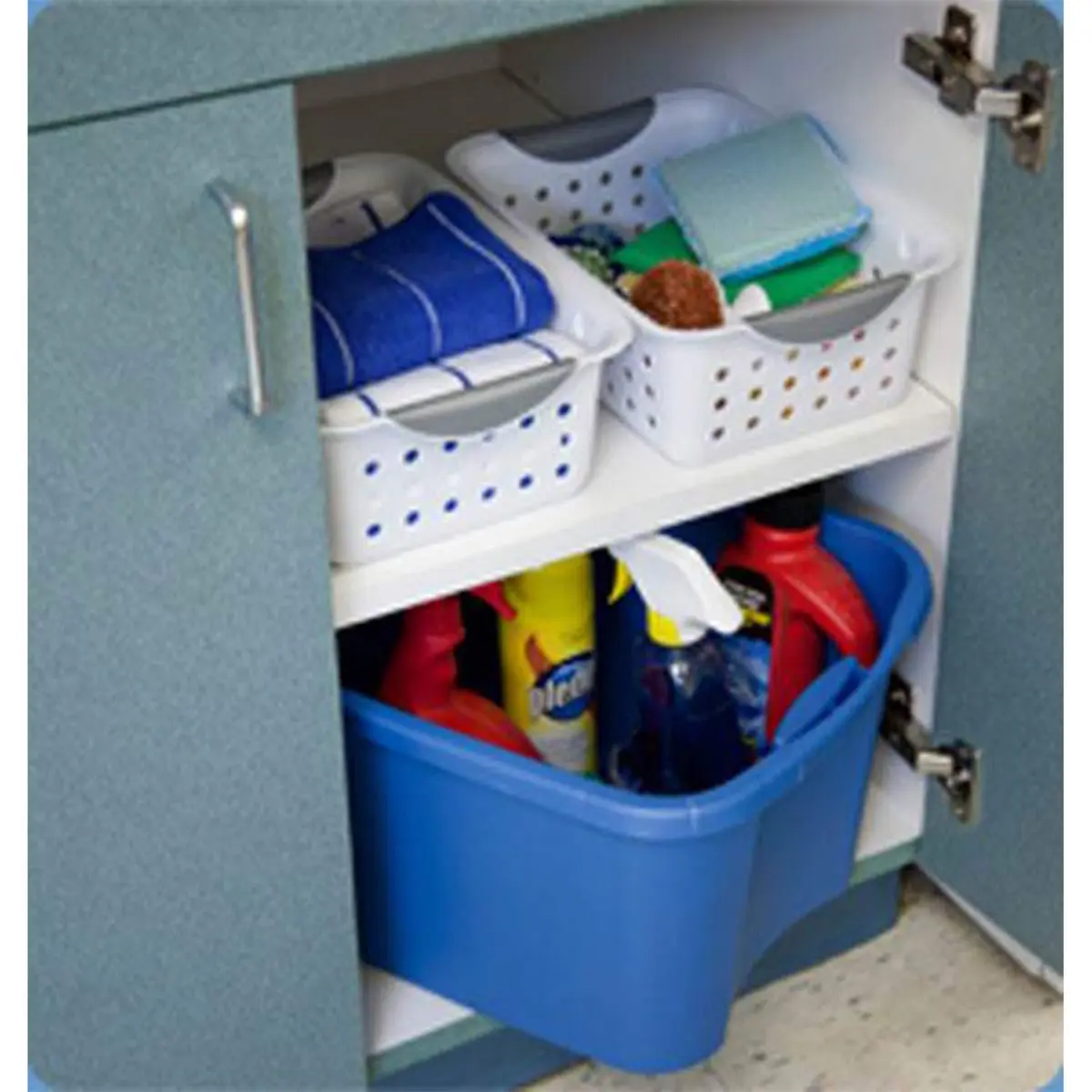 Sterilite Small Ultra Basket 27.61 cm (11.12"L x 8"W x 4"H) | Ventilated Storage for Home - view 8