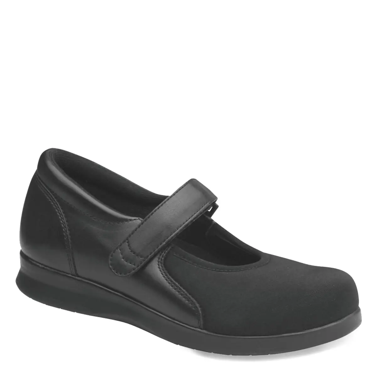 Drew Women's Bloom II Comfortable Mary Jane Stretch Shoes for Women with Extra Depth Black Leather/Stretch 8.5 W US - view 2