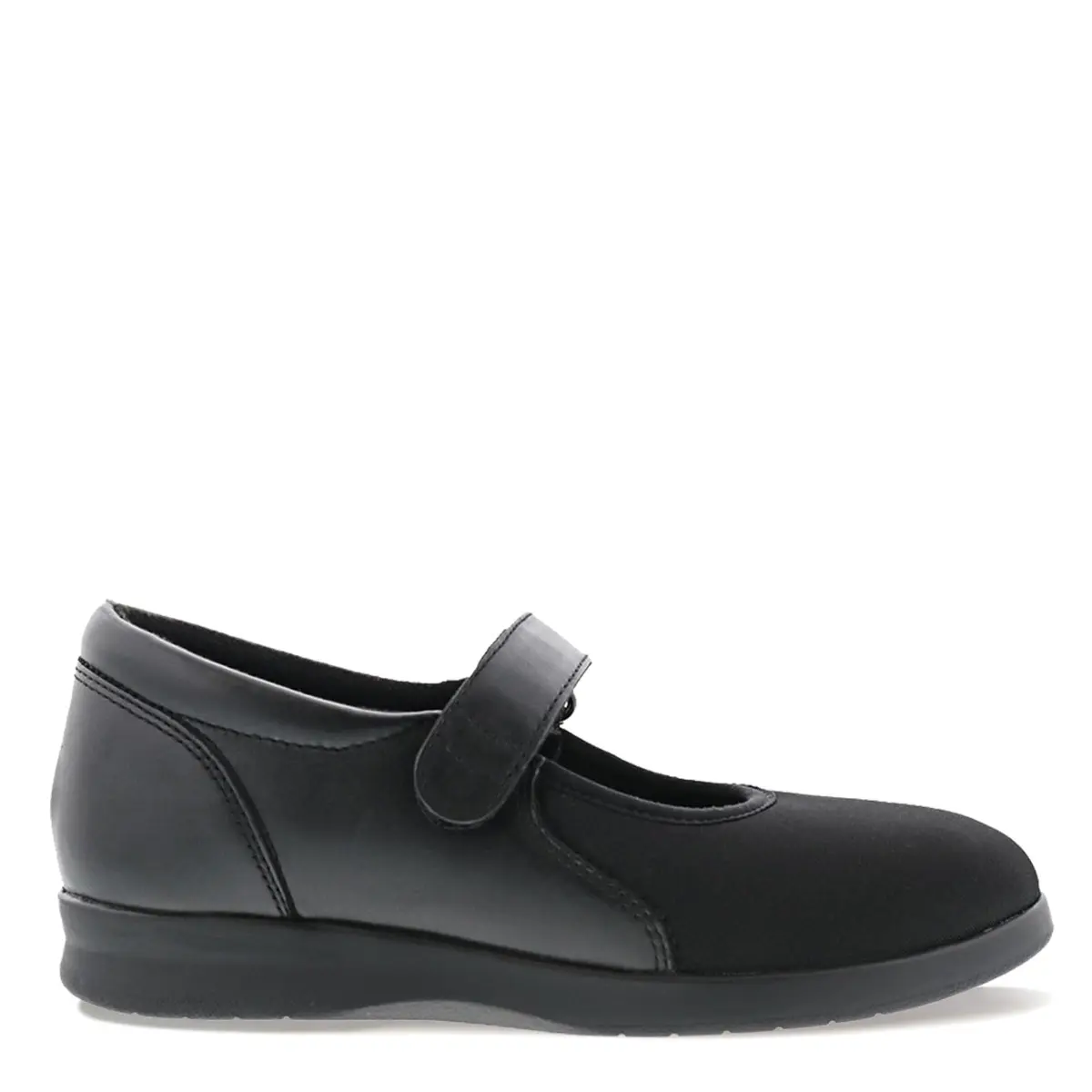 Drew Women's Bloom II Comfortable Mary Jane Stretch Shoes for Women with Extra Depth Black Leather/Stretch 8.5 W US - view 3