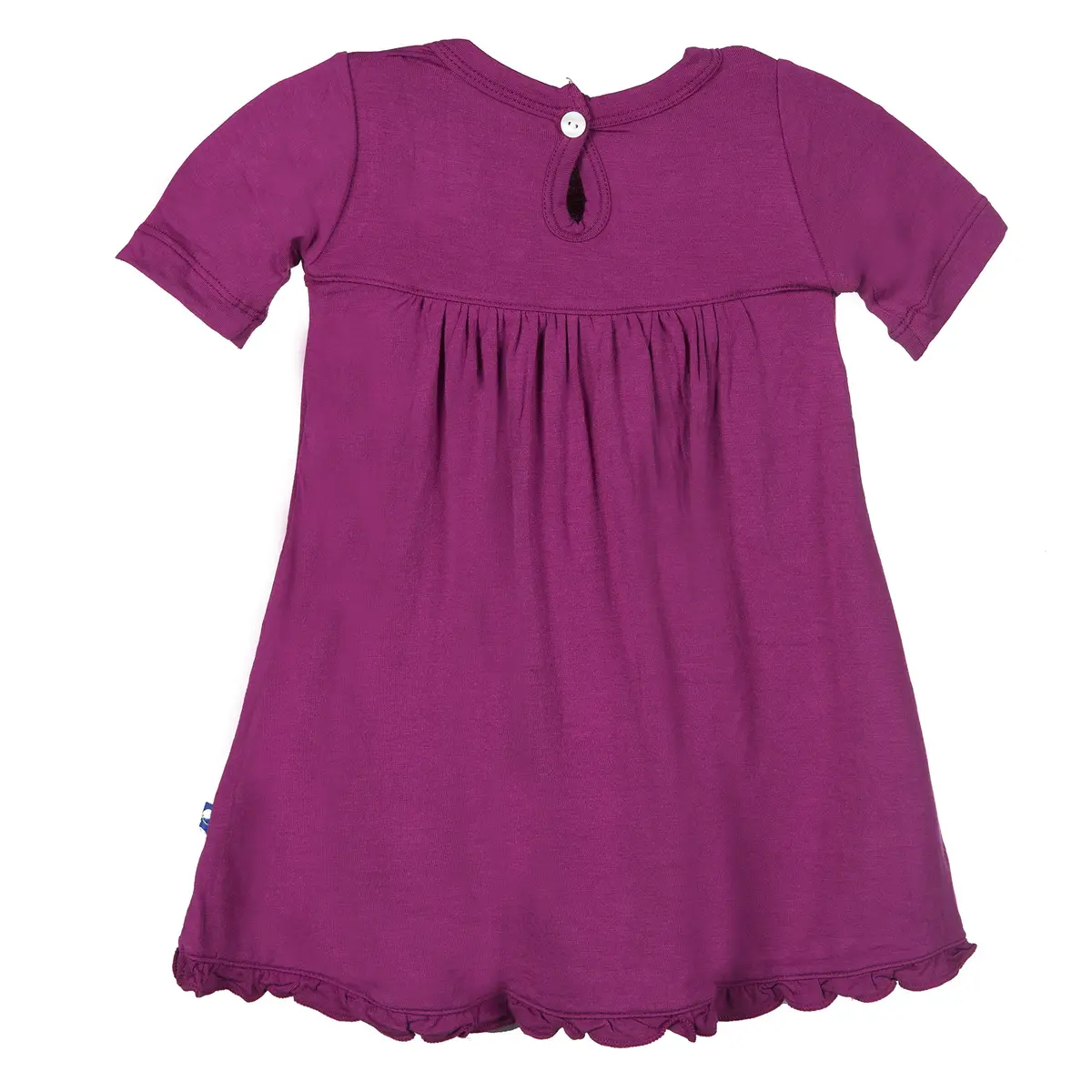 KicKee Pants Little Girl Short Sleeve Swing Dress, Orchid, Newborn | Soft, Unrestricted Comfort - main product image