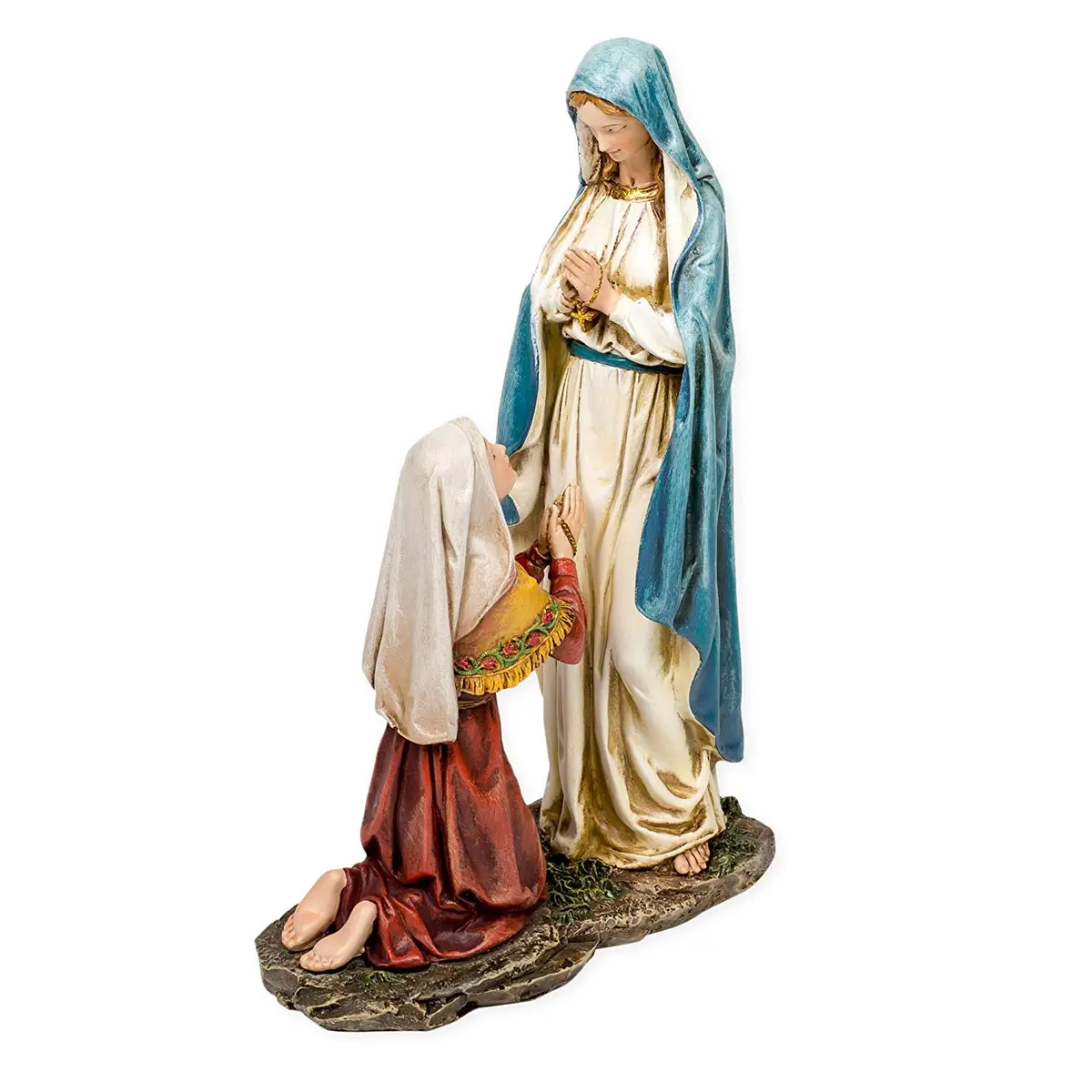 Roman Our Lady of Lourdes Statue 10.5" | Faith Decor for Prayer Spaces - main product image