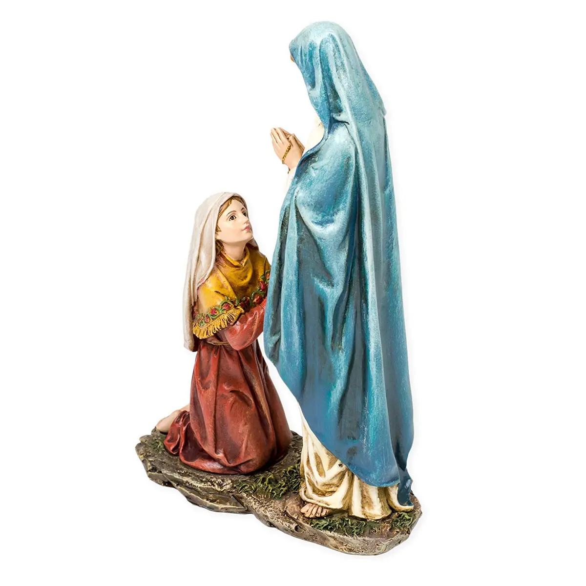 Roman Our Lady of Lourdes Statue 10.5" | Faith Decor for Prayer Spaces - view 5