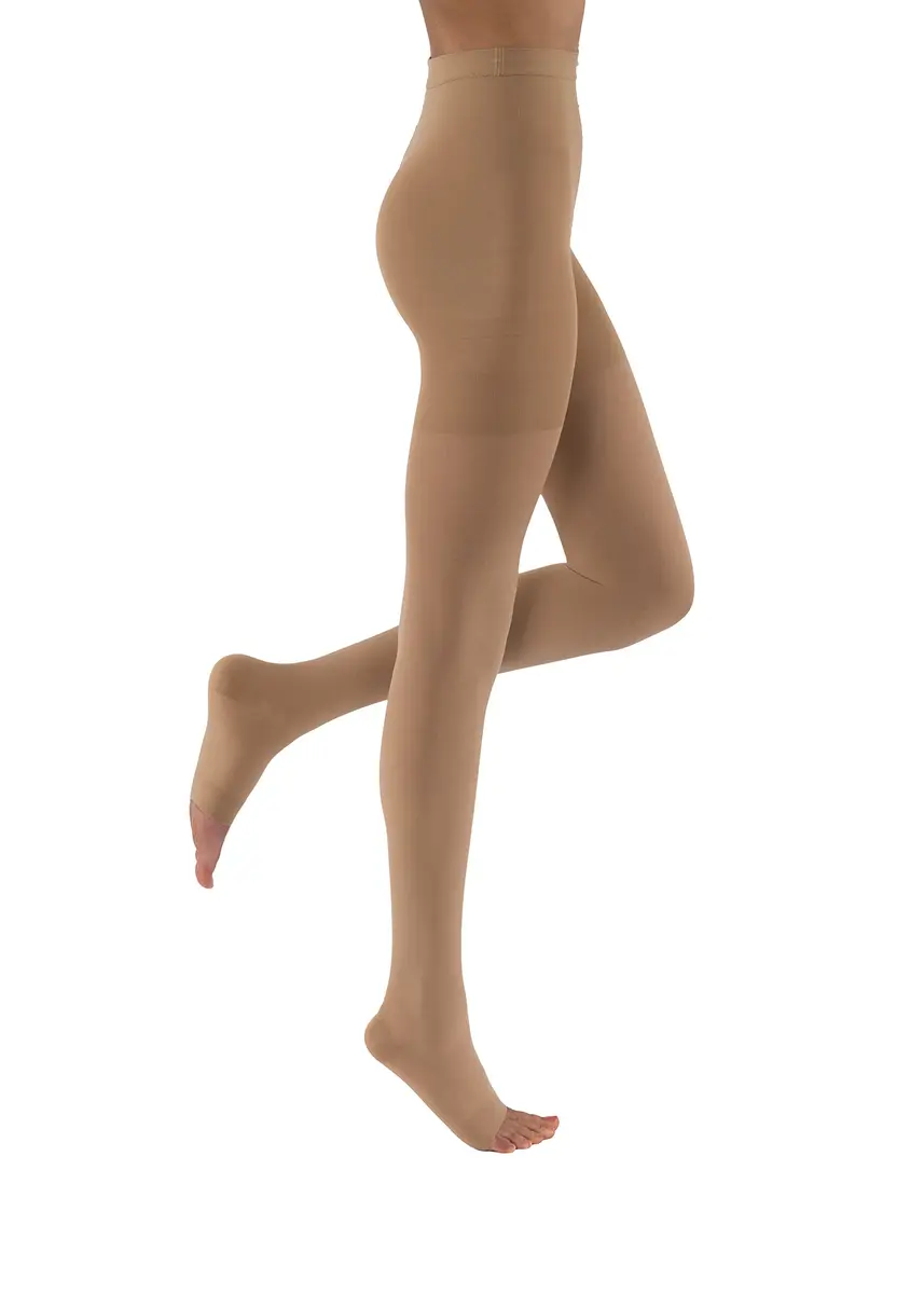 JOBST Relief 20-30mmHg Compression Stockings Waist High Beige Large | Durable, Physician Recommended for Tired Legs - main product image
