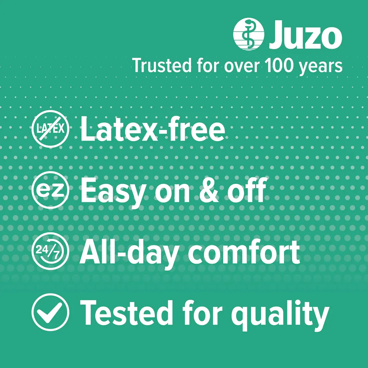 Juzo Basic 4411 Pantyhose Compression 20-30 mmHg Open Toe, Short | Support for Achy Legs & Swelling - view 7