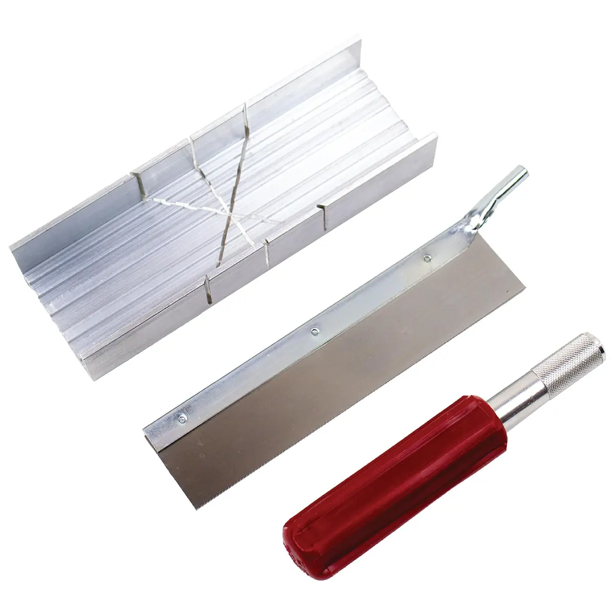 Excel Blades Mini Miter Box & Razor Saw Set 6-Inch Aluminum | Precision Cuts for Wood, Plastic, Soft Metals - view 8