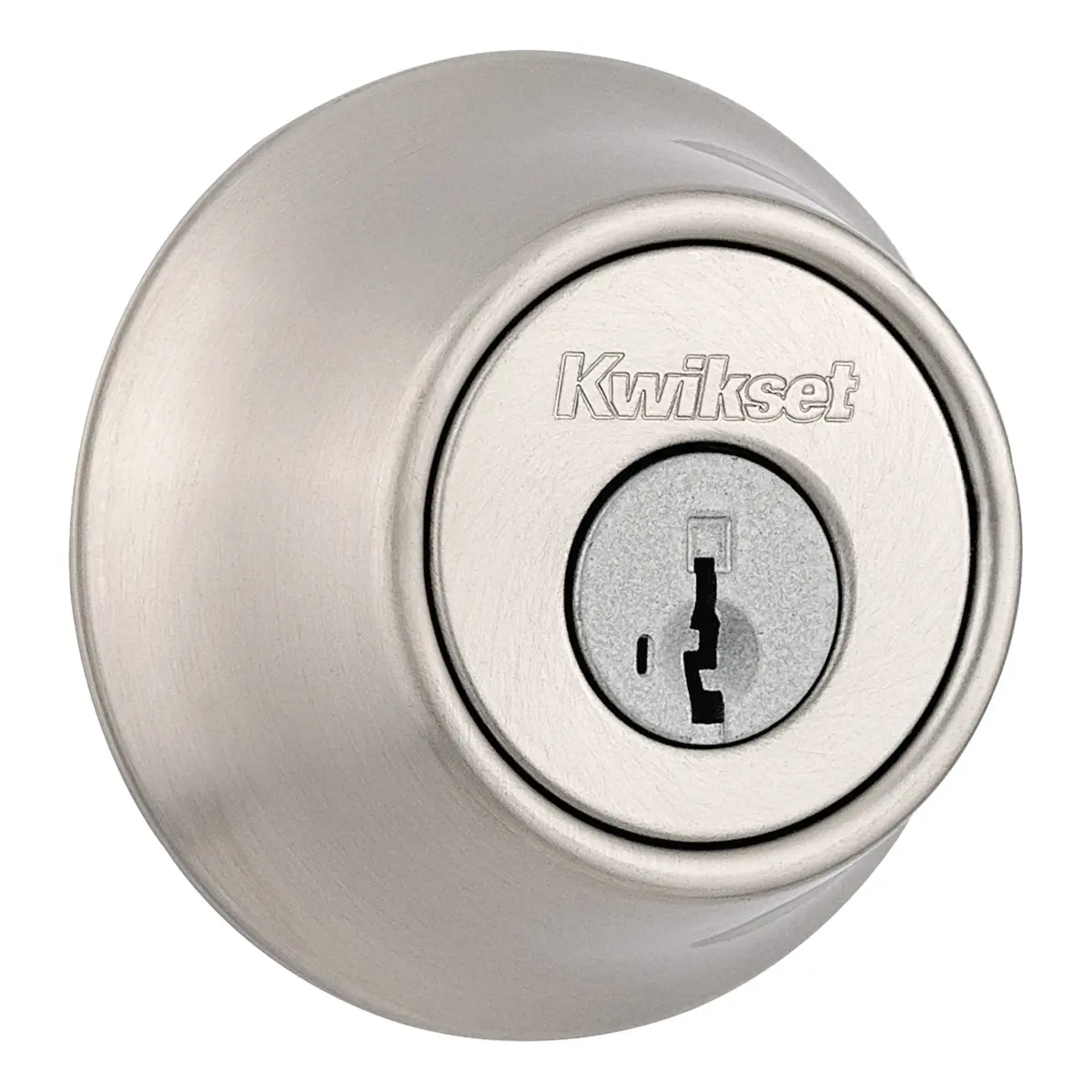 Kwikset 660 Single Cylinder Deadbolt, Satin Nickel Finish | Secure Indian Home Entry - main product image