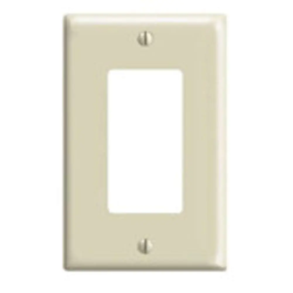 Leviton 1-Gang Decora/GFCI Midway Wallplate Light Almond (20-Pack) | Protects Devices & Hides Irregularities - main product image