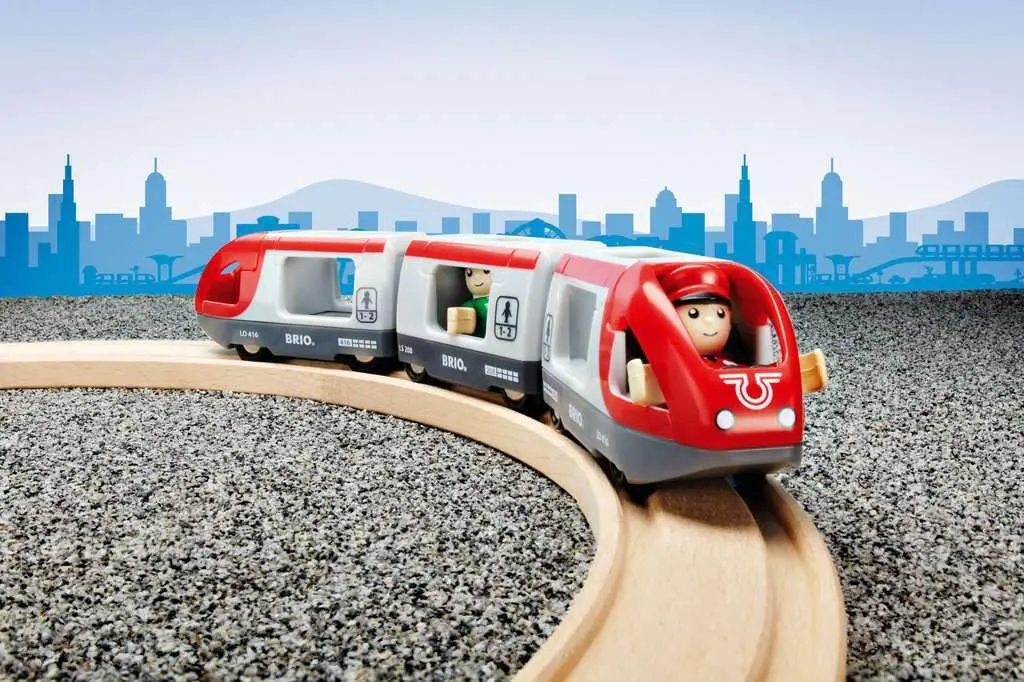 BRIO World 33505 Travel Train Set - 5 Piece Wooden Toy Set for Toddlers | Compatible with All BRIO Railway Toys - view 4