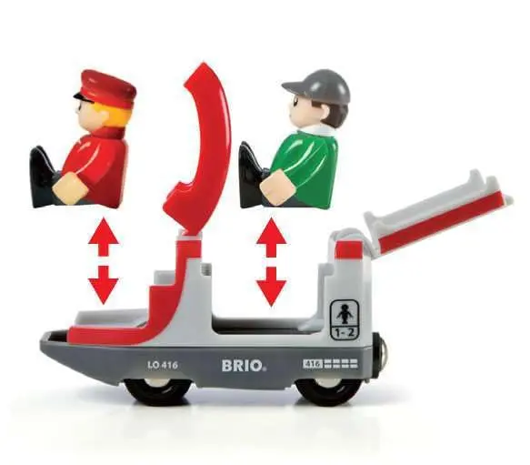 BRIO World 33505 Travel Train Set - 5 Piece Wooden Toy Set for Toddlers | Compatible with All BRIO Railway Toys - view 5