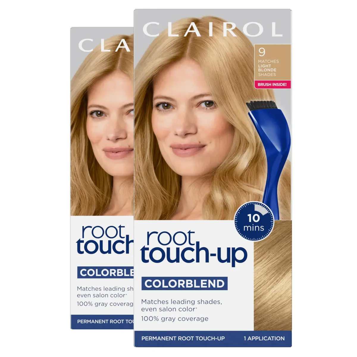 Clairol Root Touch Up Permanent Hair Dye 9 Light Blonde (2.2 Fl Oz / 65ml) | 100% Gray Coverage - main product image