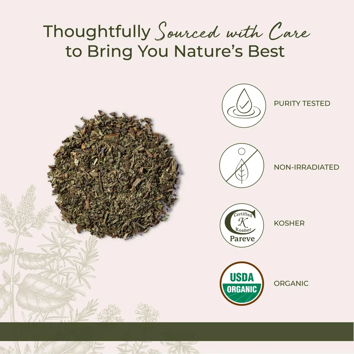 Starwest Botanicals Organic Comfrey Leaf Cut and Sifted 16 Ounce (1 lb) | Herbal Topical & Infusion Use - view 4