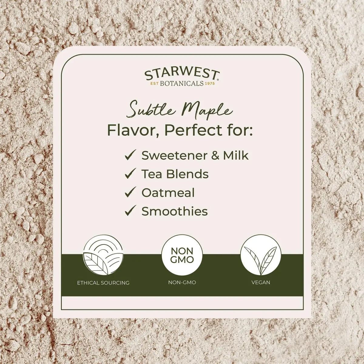 Starwest Botanicals Organic Slippery Elm Bark Powder 454g (1 lb) | Traditional Herb for Tea & Recipes - view 3